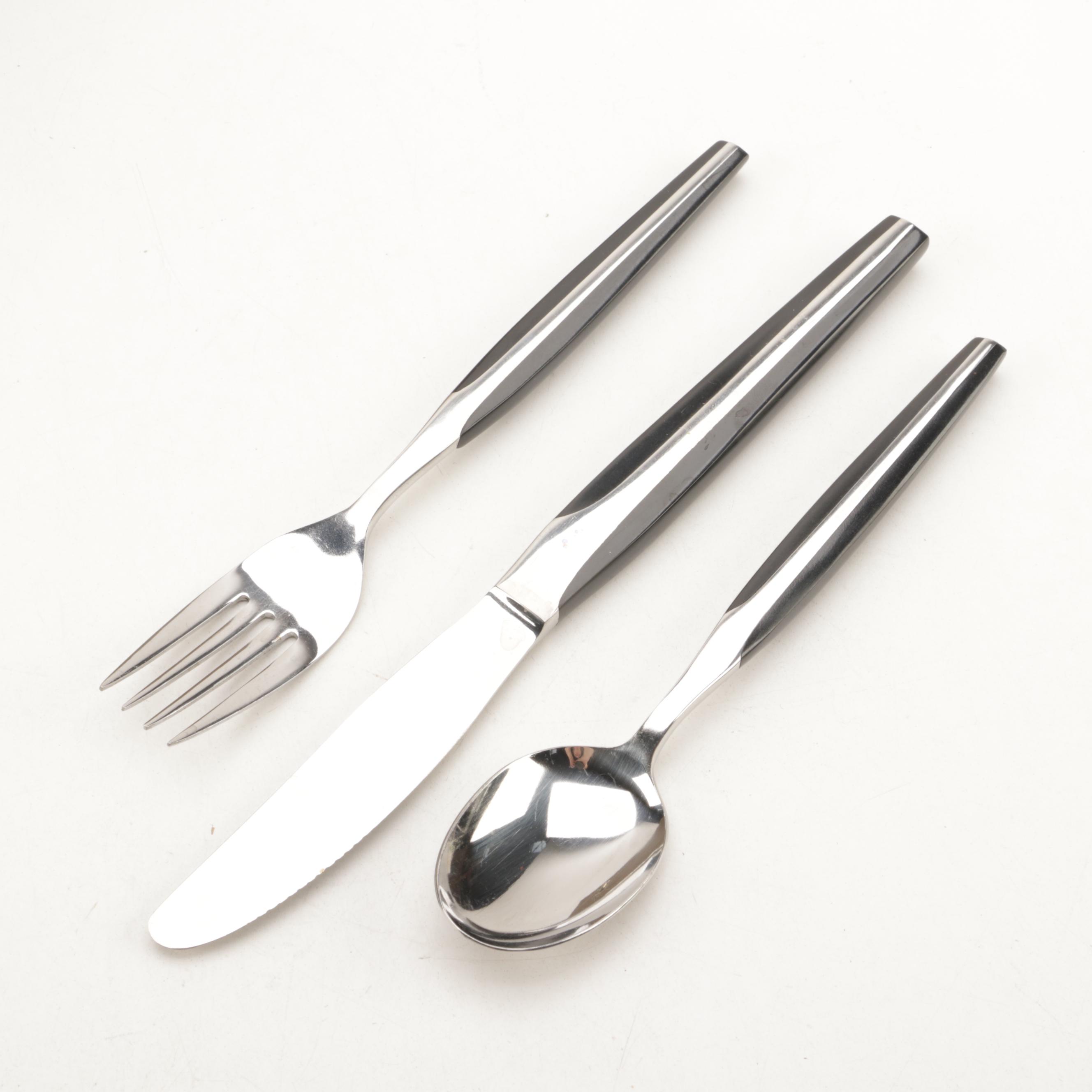Eldan Stainless Steel Flatware, Mid to Late 20th Century
