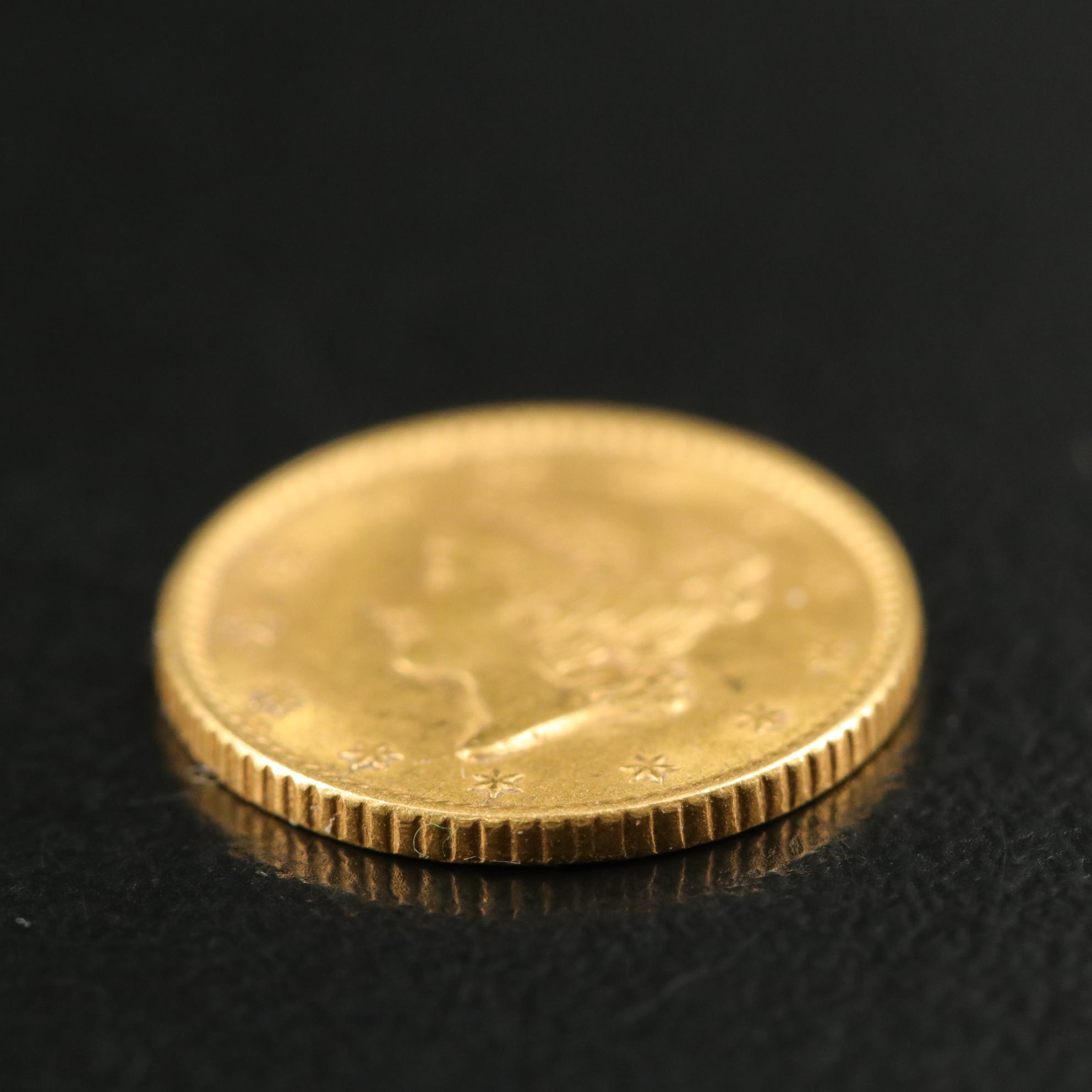 1853 One Dollar Gold Coin