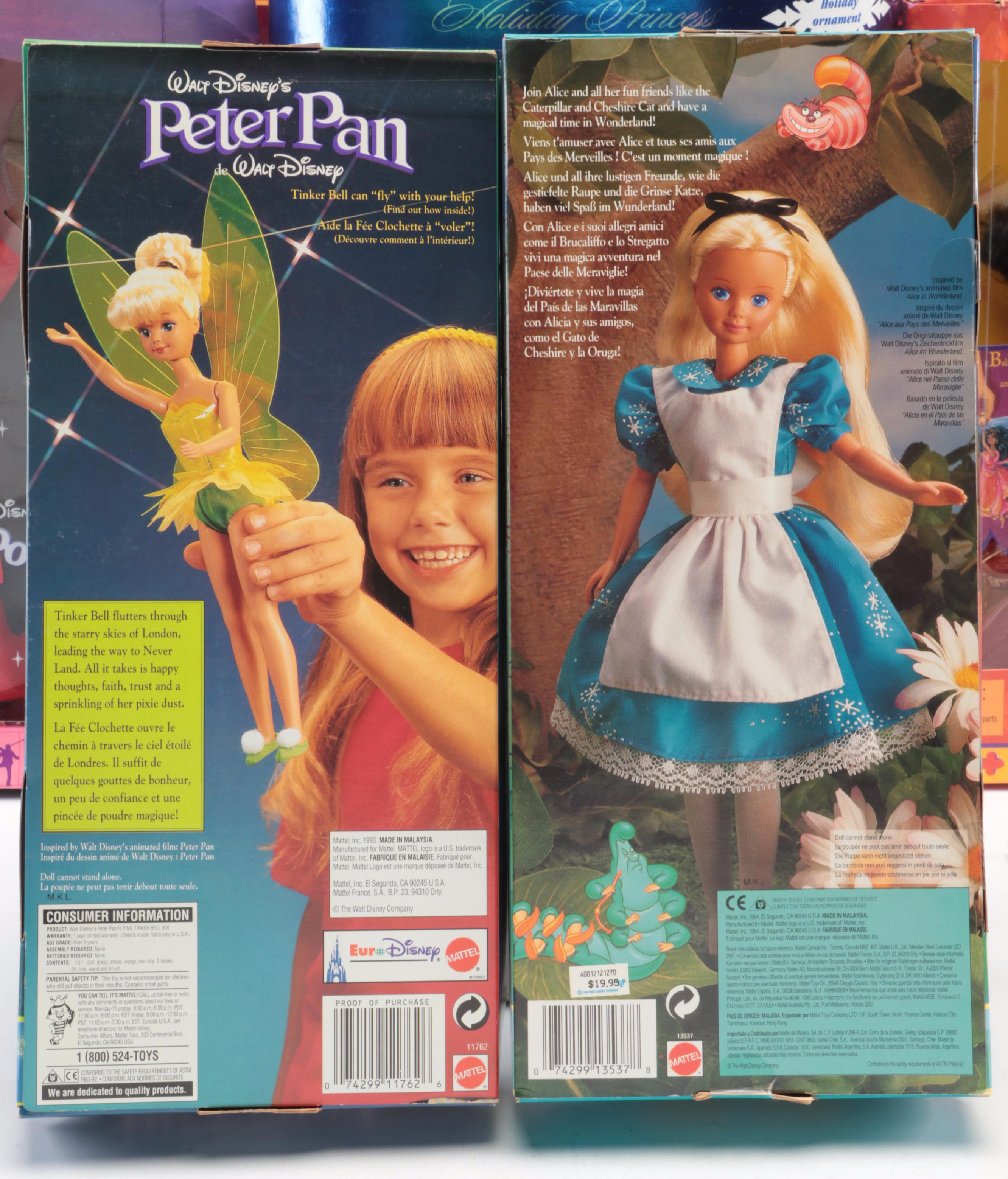 Mattel "Snow White" and Other Disney Character Dolls