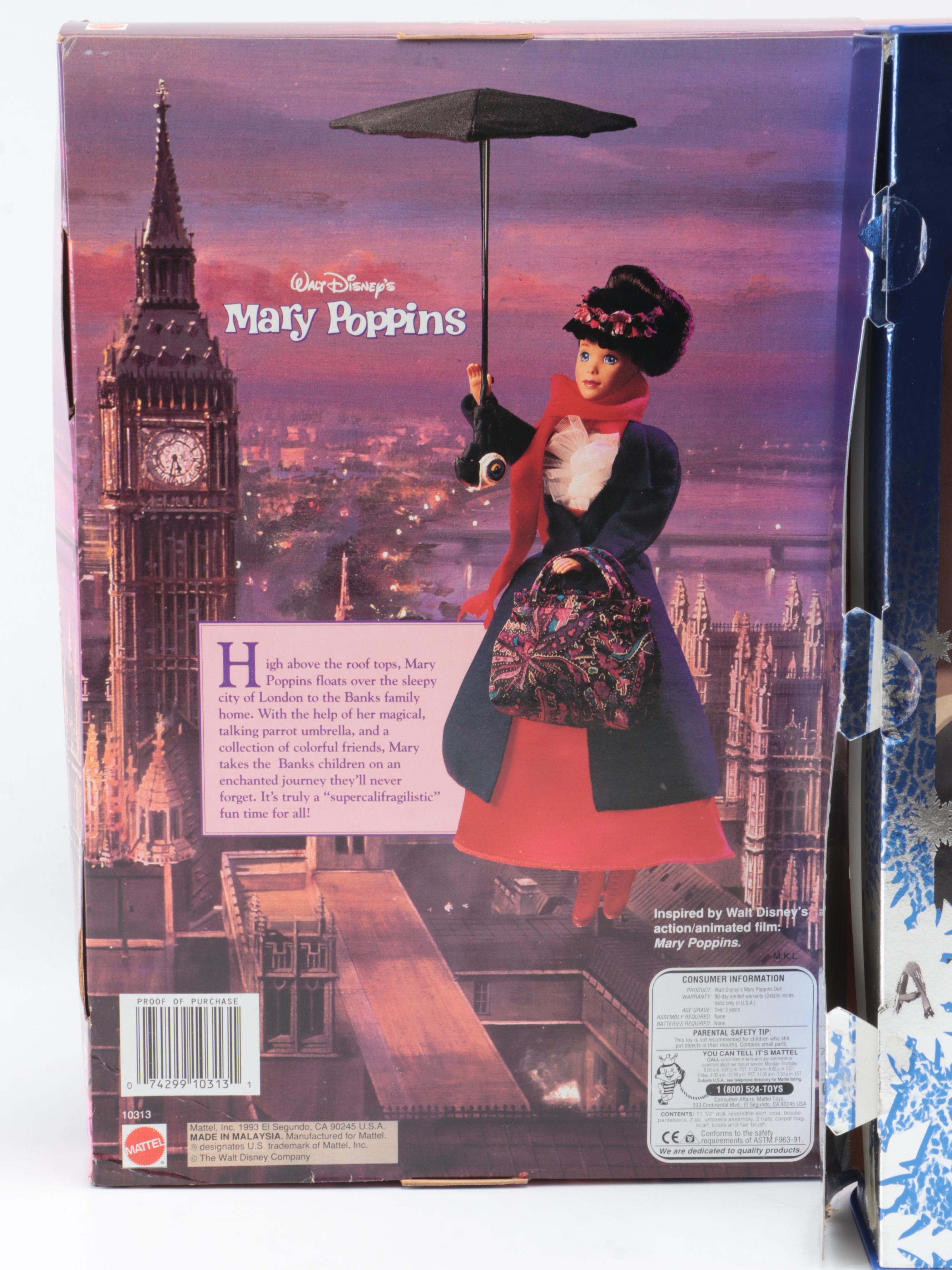 Mattel "Snow White" and Other Disney Character Dolls