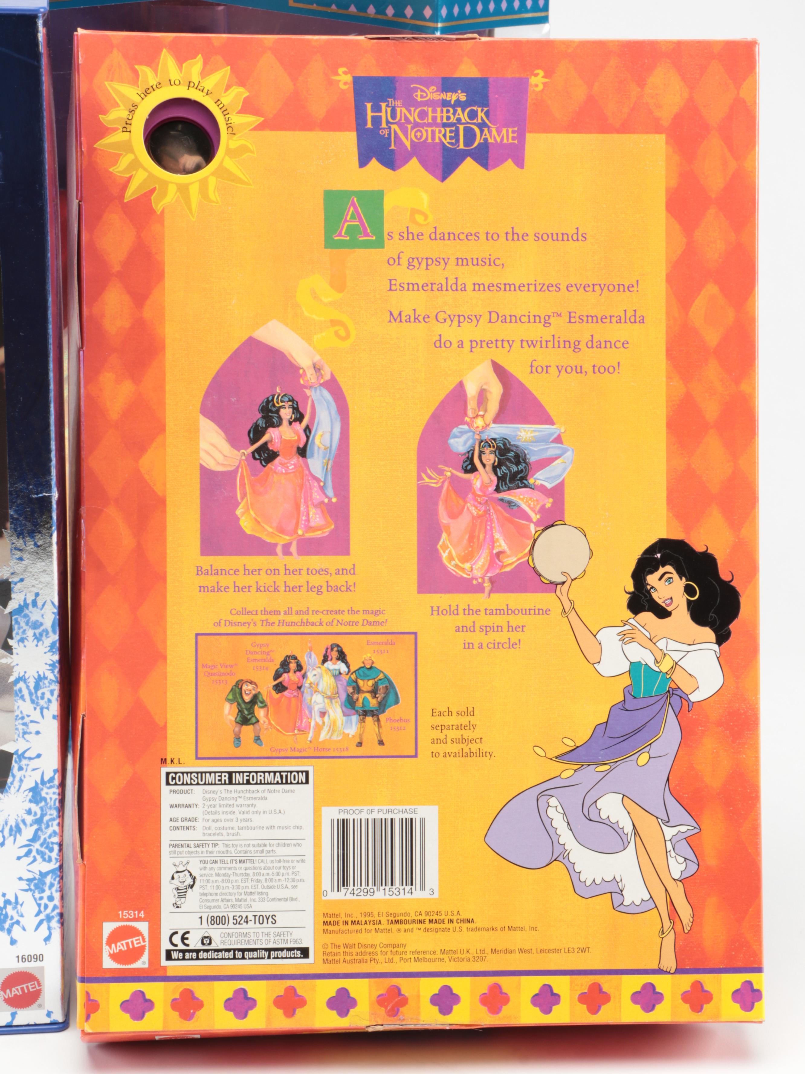 Mattel "Snow White" and Other Disney Character Dolls