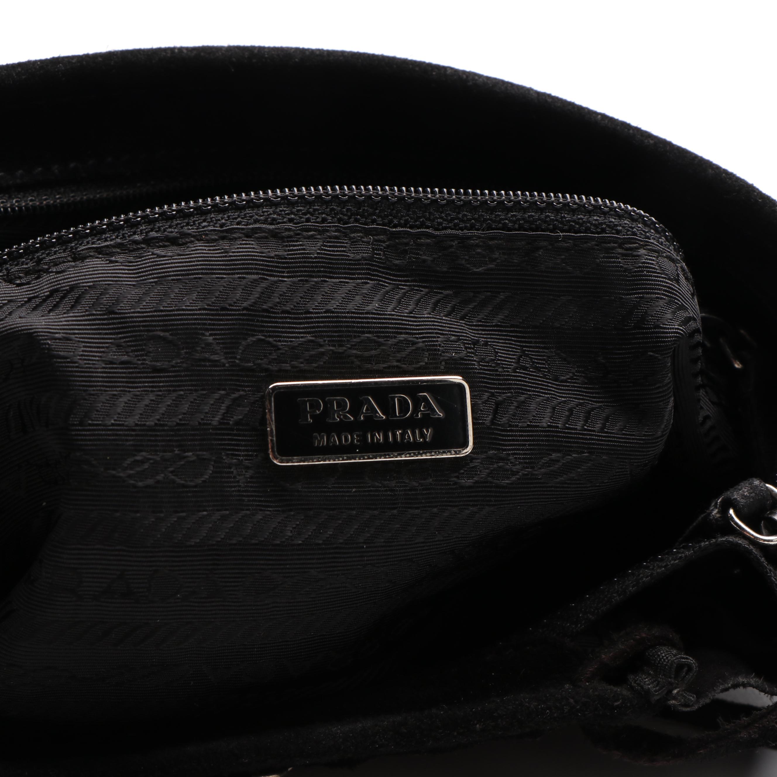 Prada Vintage Suede Handbag