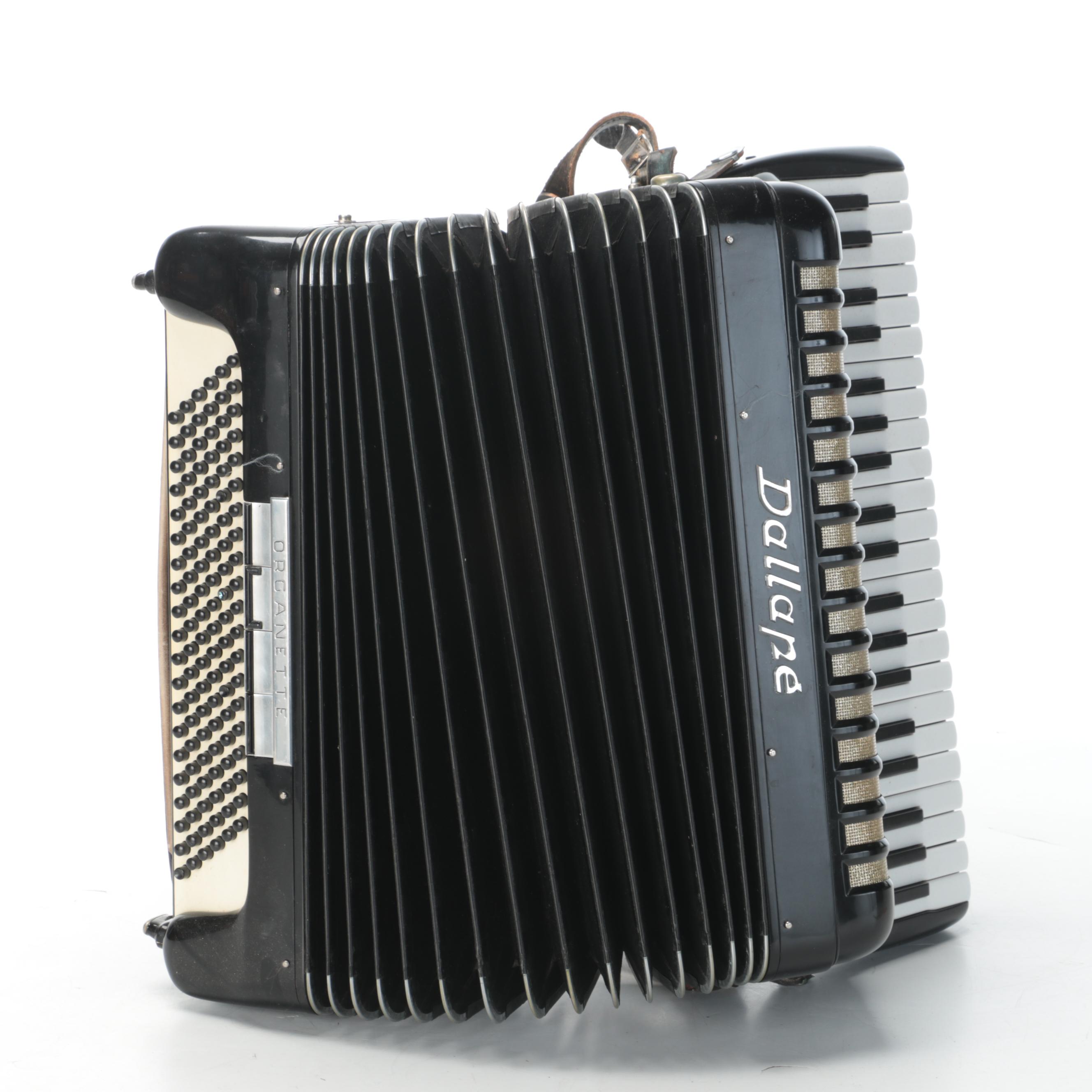 Italian Dallape Piano Accordion with Sheet Music