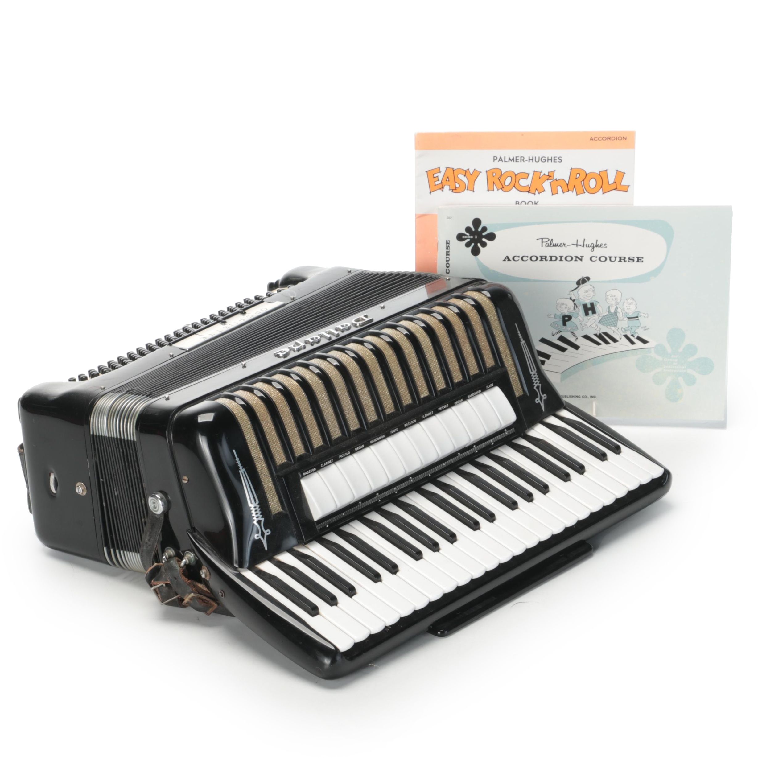 Italian Dallape Piano Accordion with Sheet Music