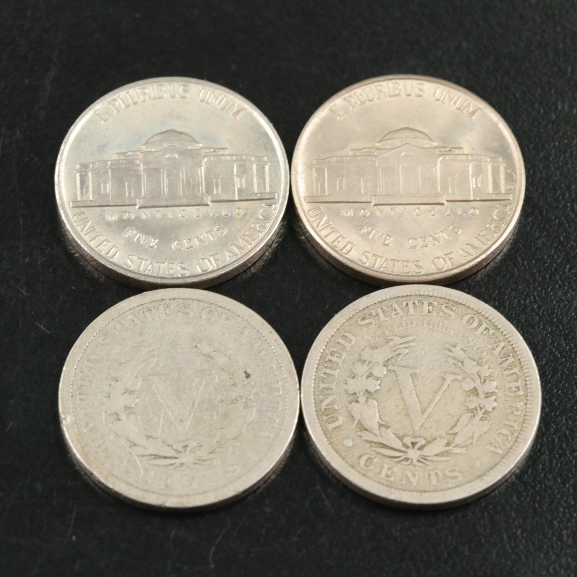 Group of over 100 American Nickels