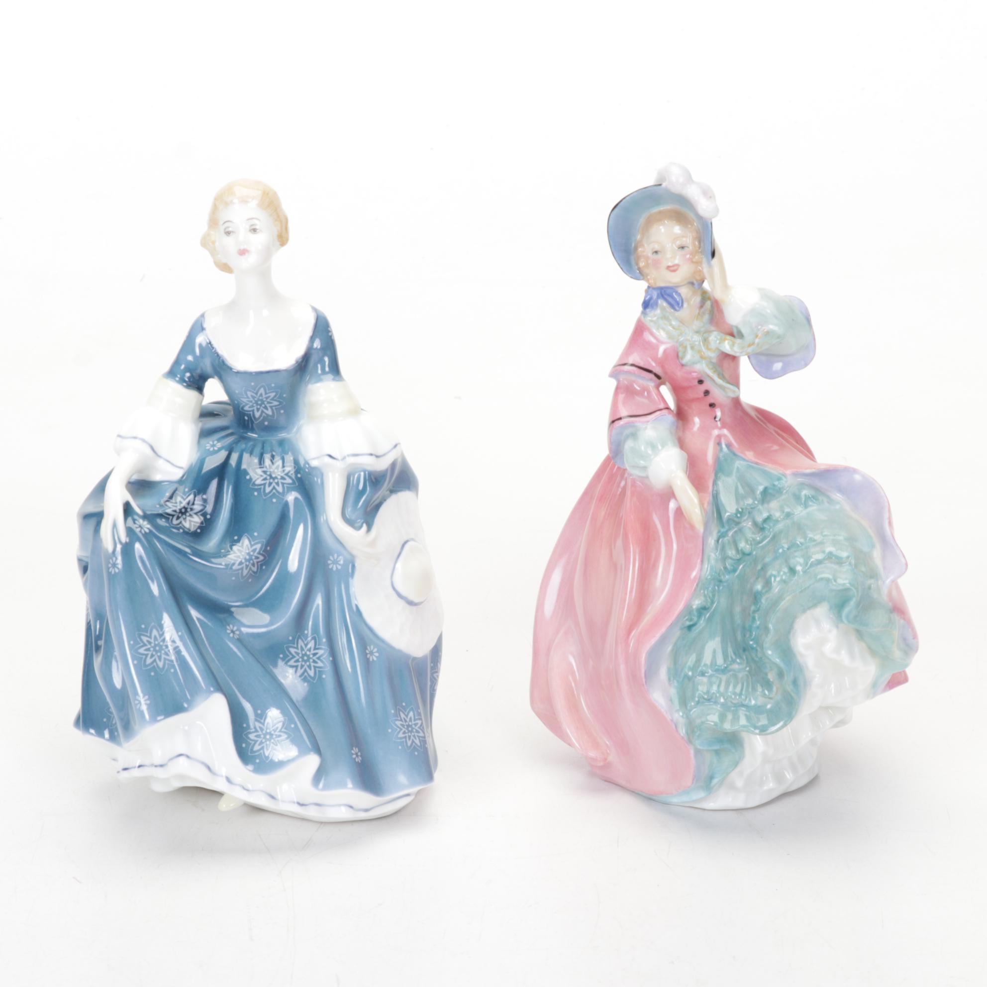 Royal Doulton Bone China Lady Figurines