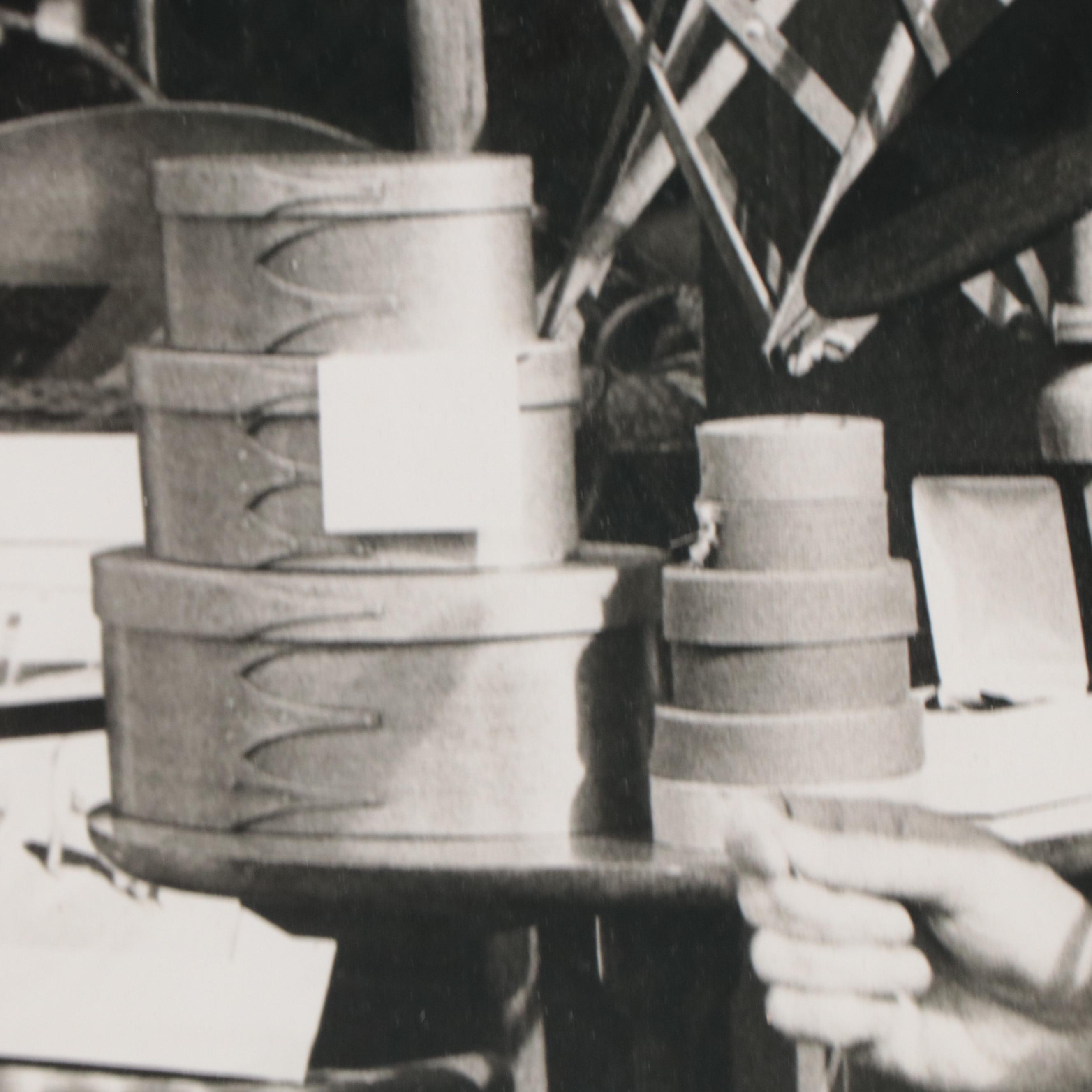 Black-and-White Photograph "Hands to Work and Hearts to God"