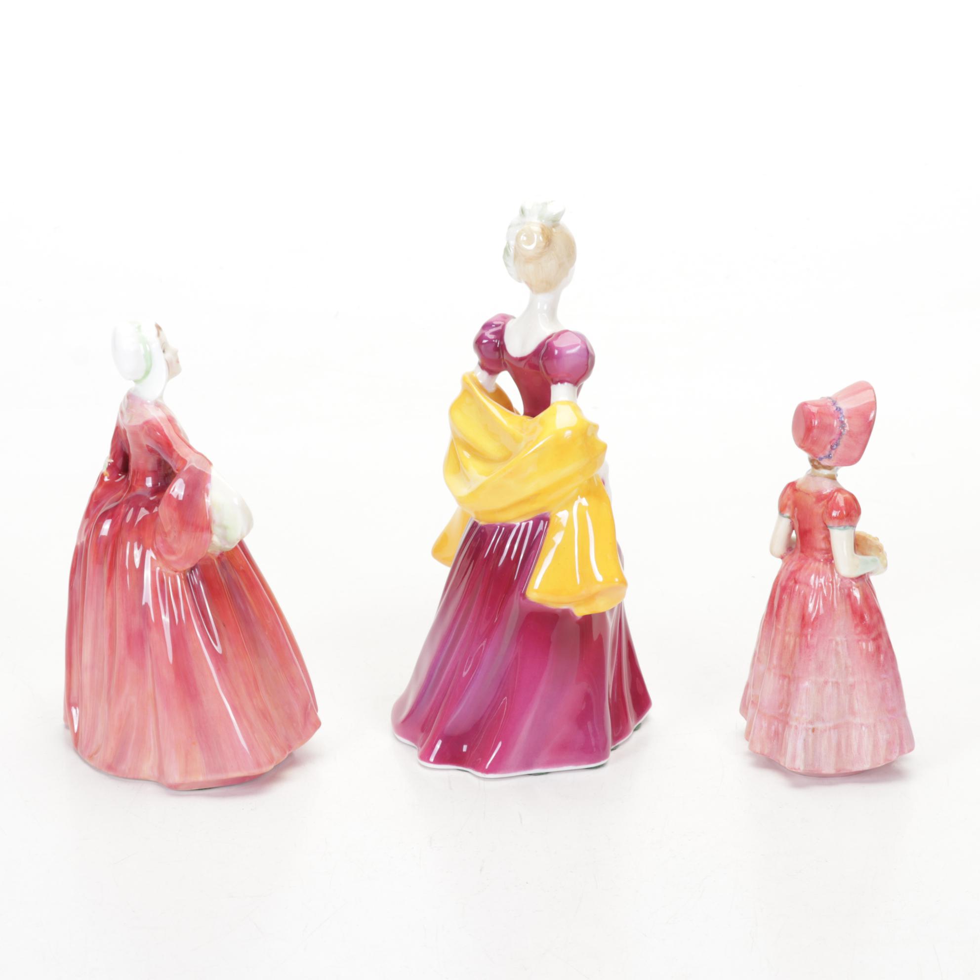 Royal Doulton Bone China Lady Figurines