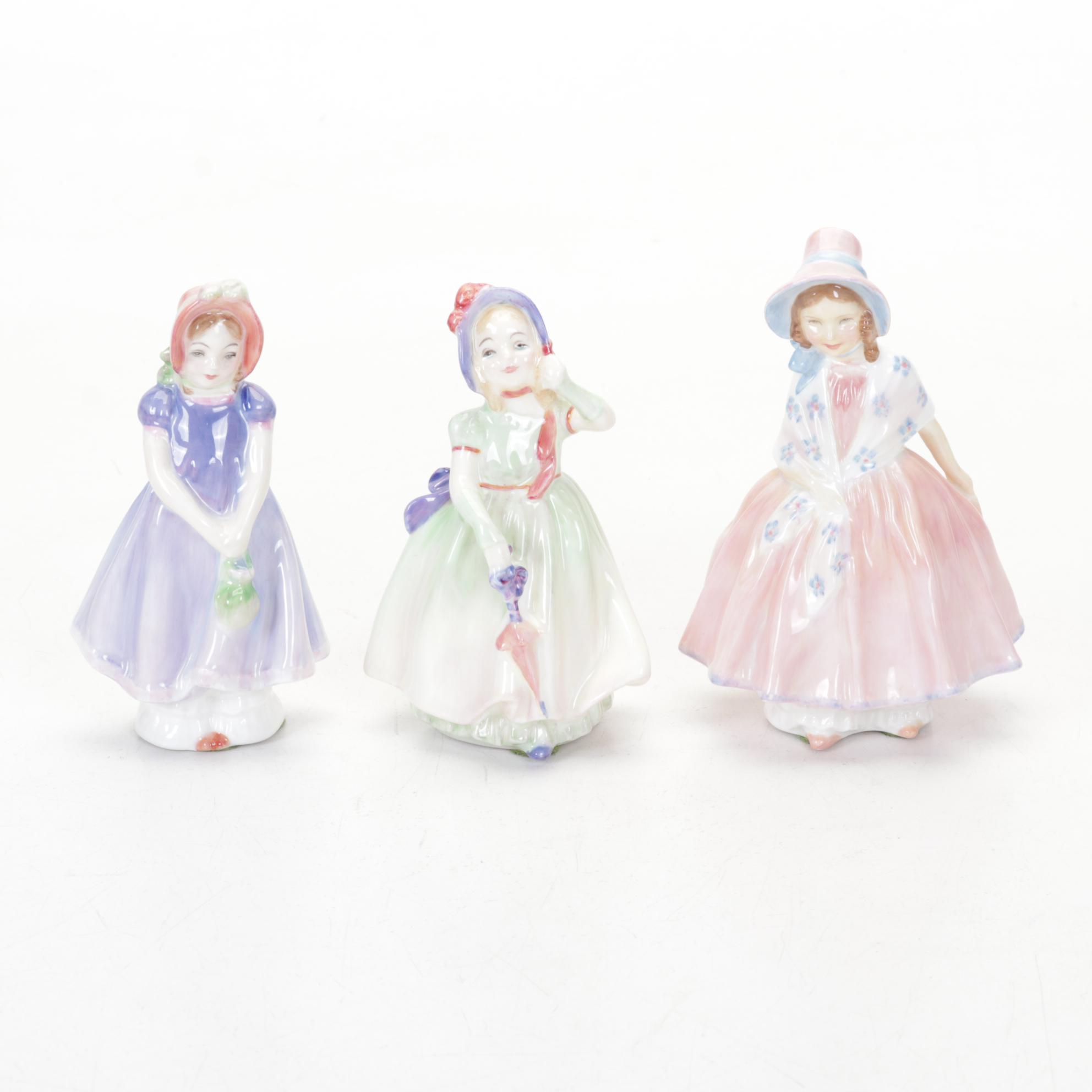 Royal Doulton Bone China Lady Figurines