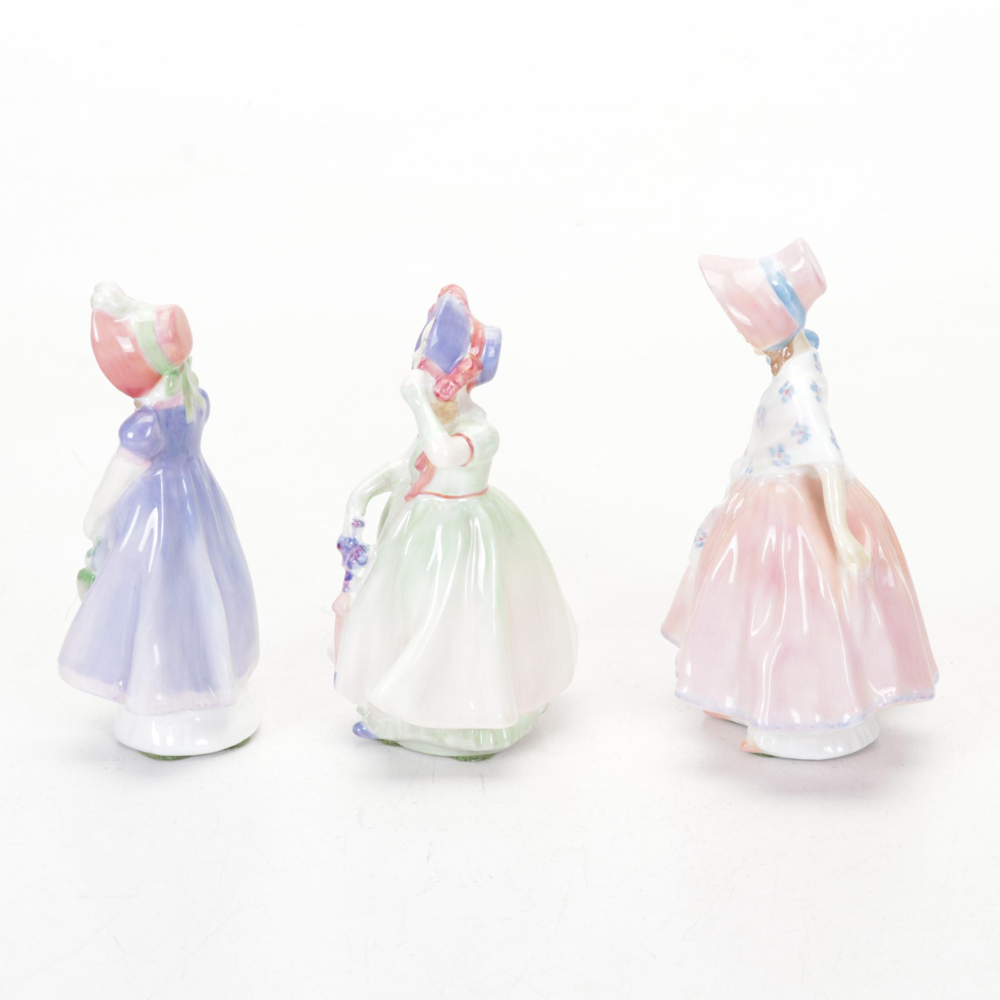 Royal Doulton Bone China Lady Figurines