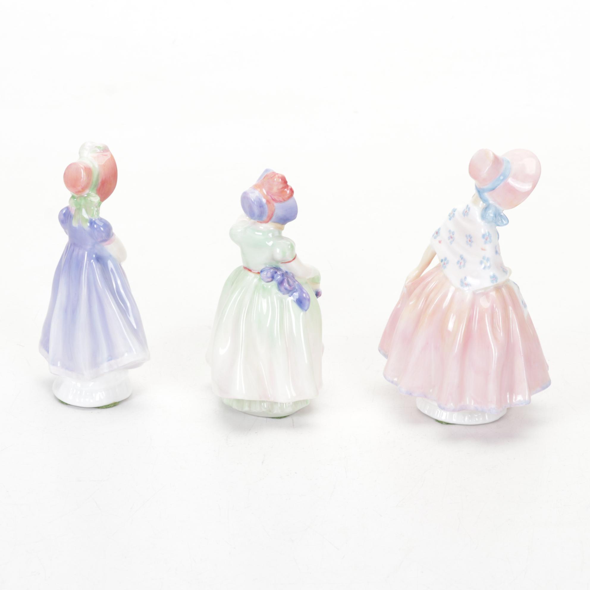 Royal Doulton Bone China Lady Figurines