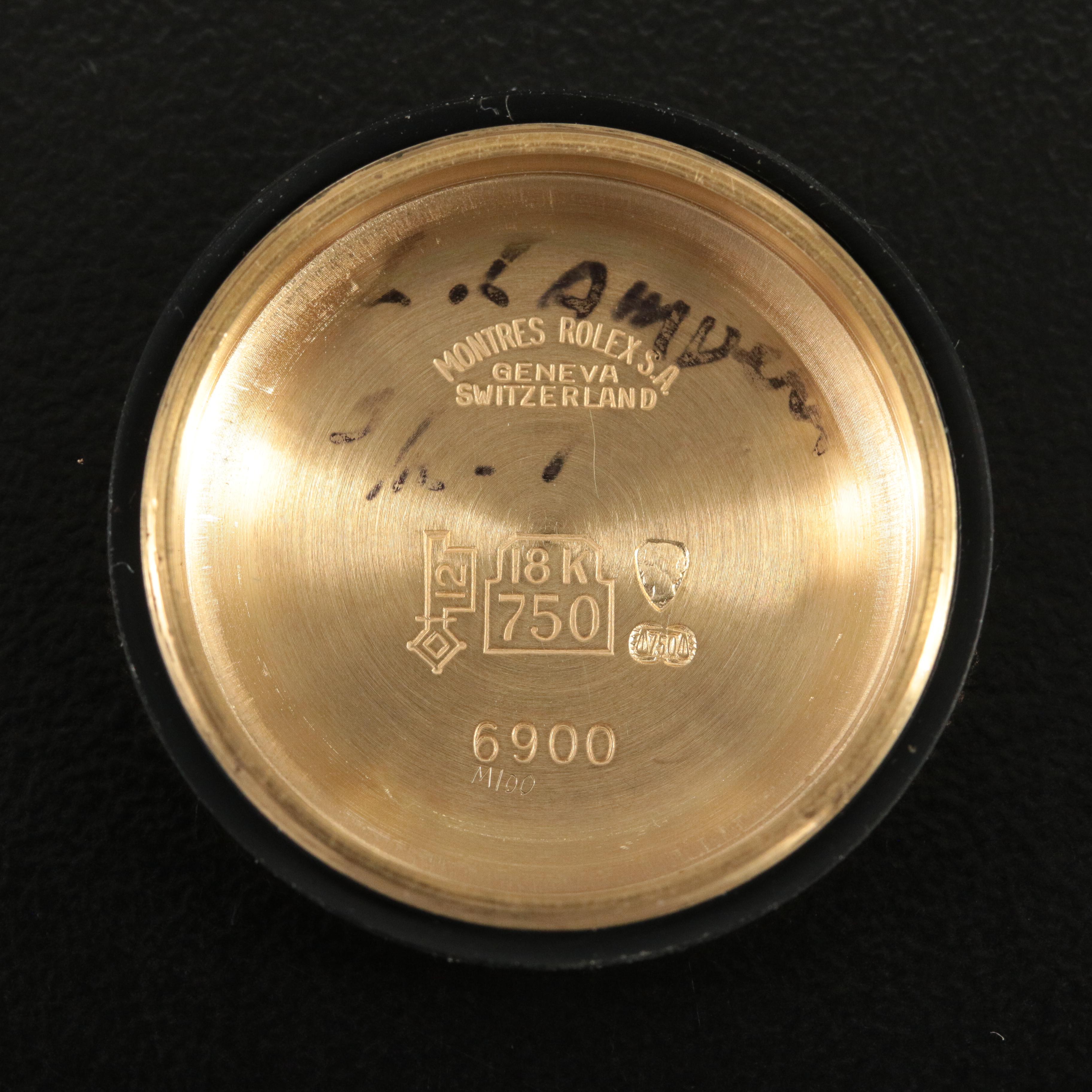 1982 Rolex 18K and Diamond Oyster Perpetual Date Watch