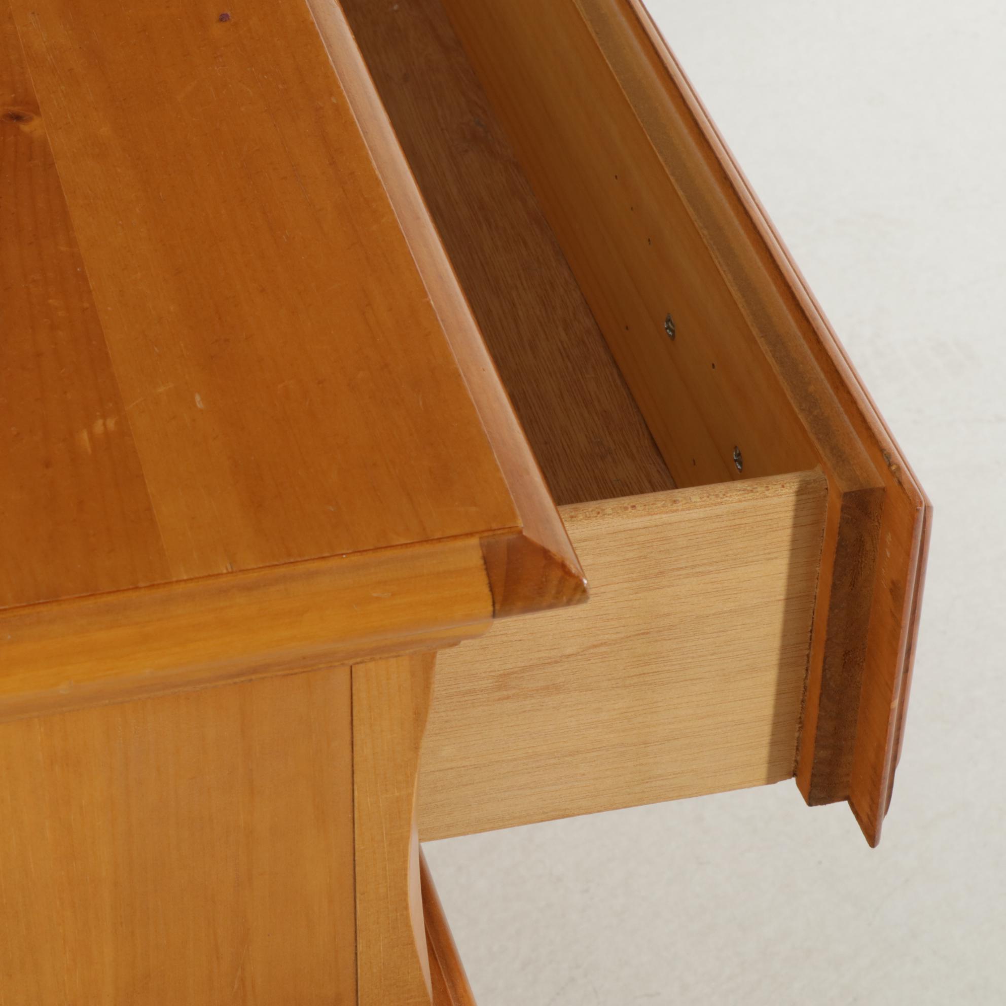 Dixie Furniture American Colonial Style Pine Dresser with Mirror