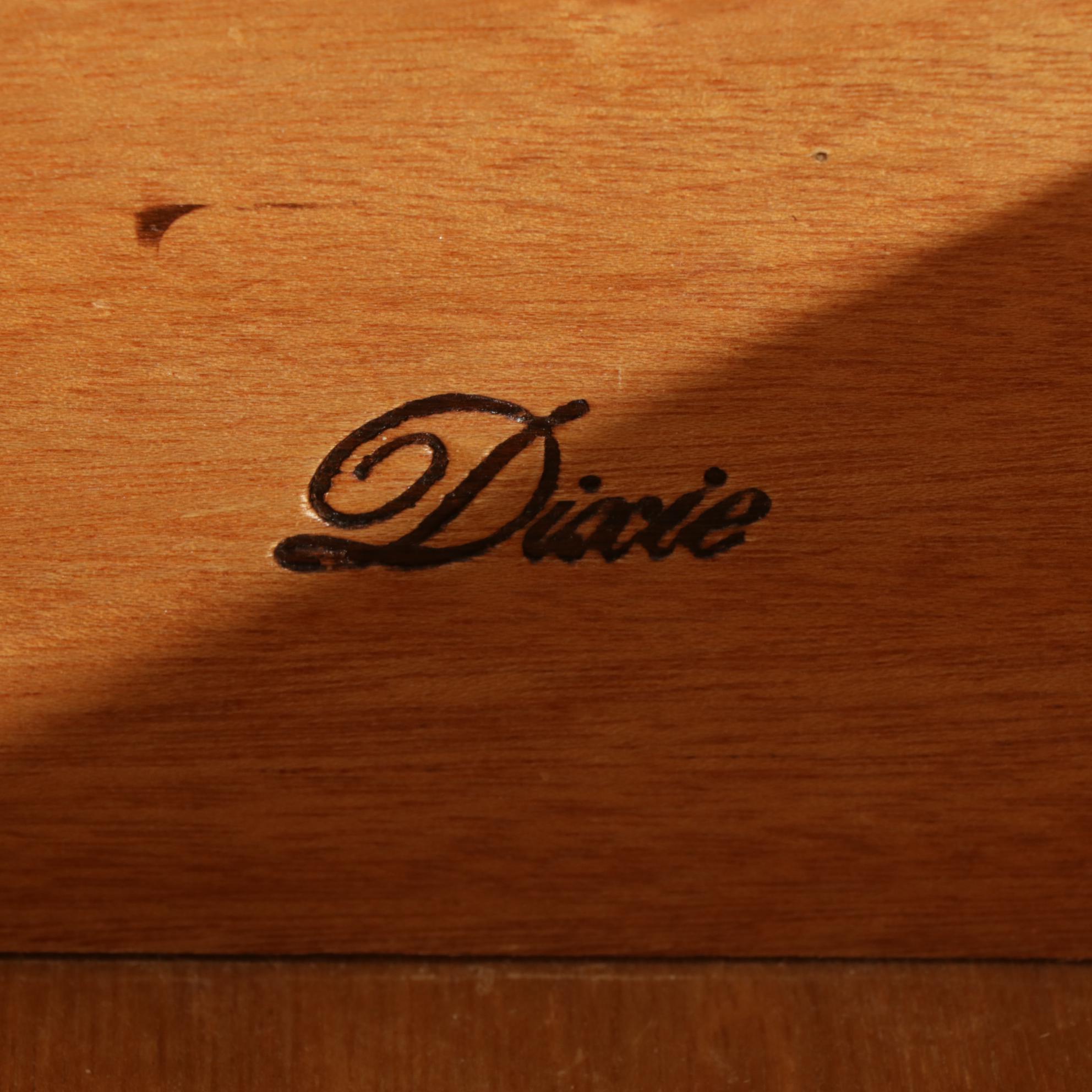 Dixie Furniture American Colonial Style Pine Dresser with Mirror