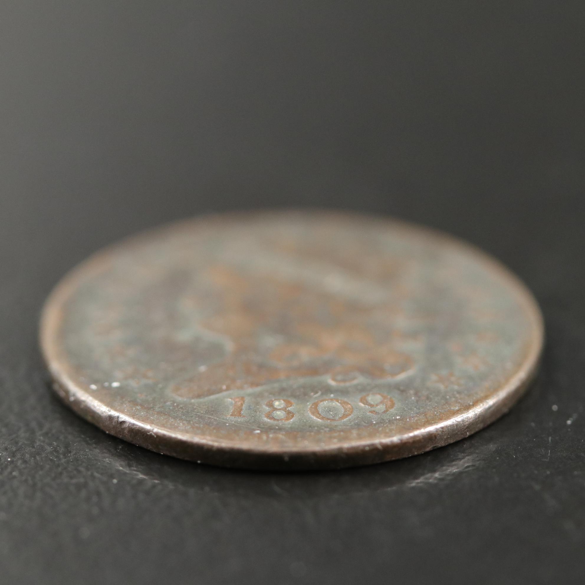 1809 U.S. Classic Head Half Cent