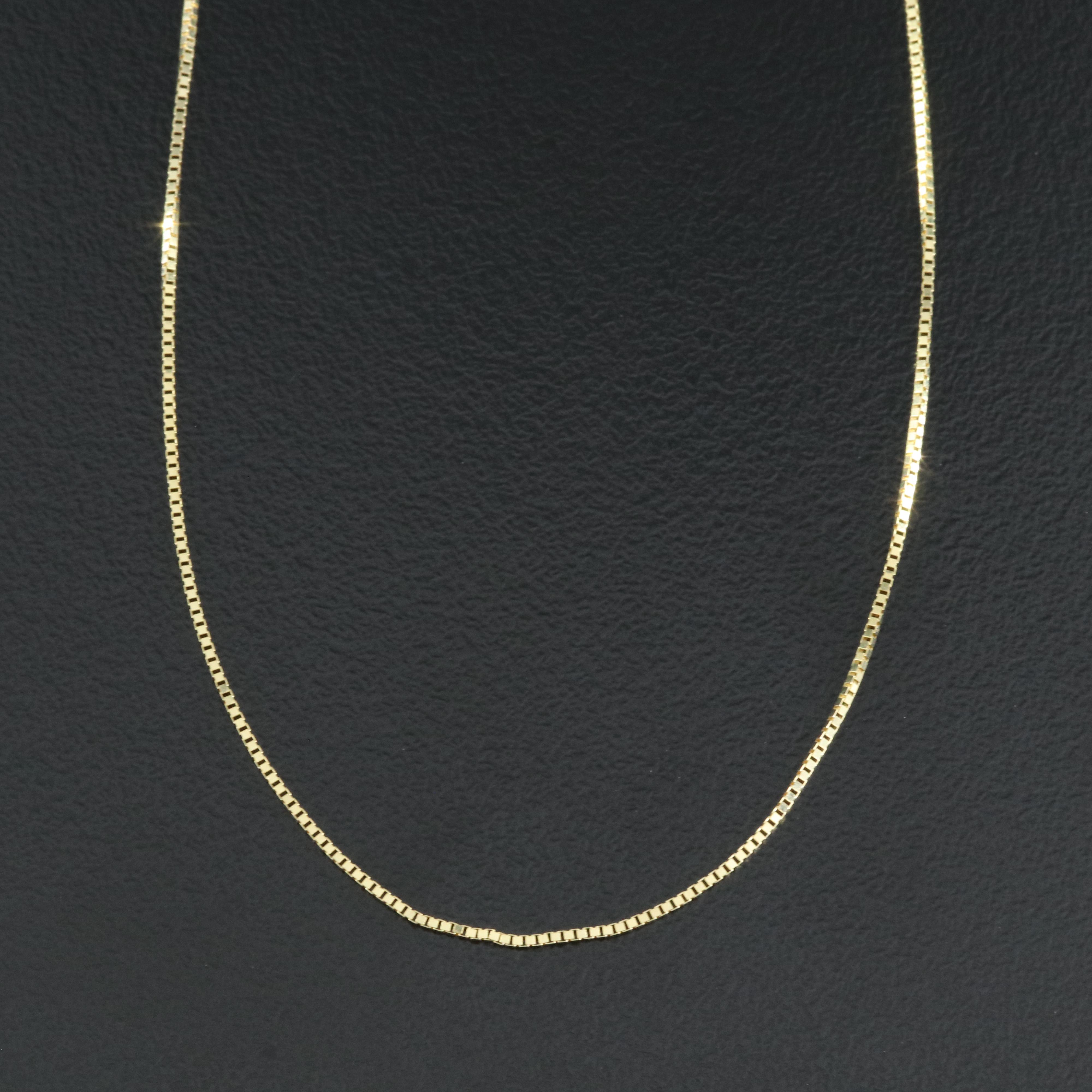 14K Box Chain Necklace