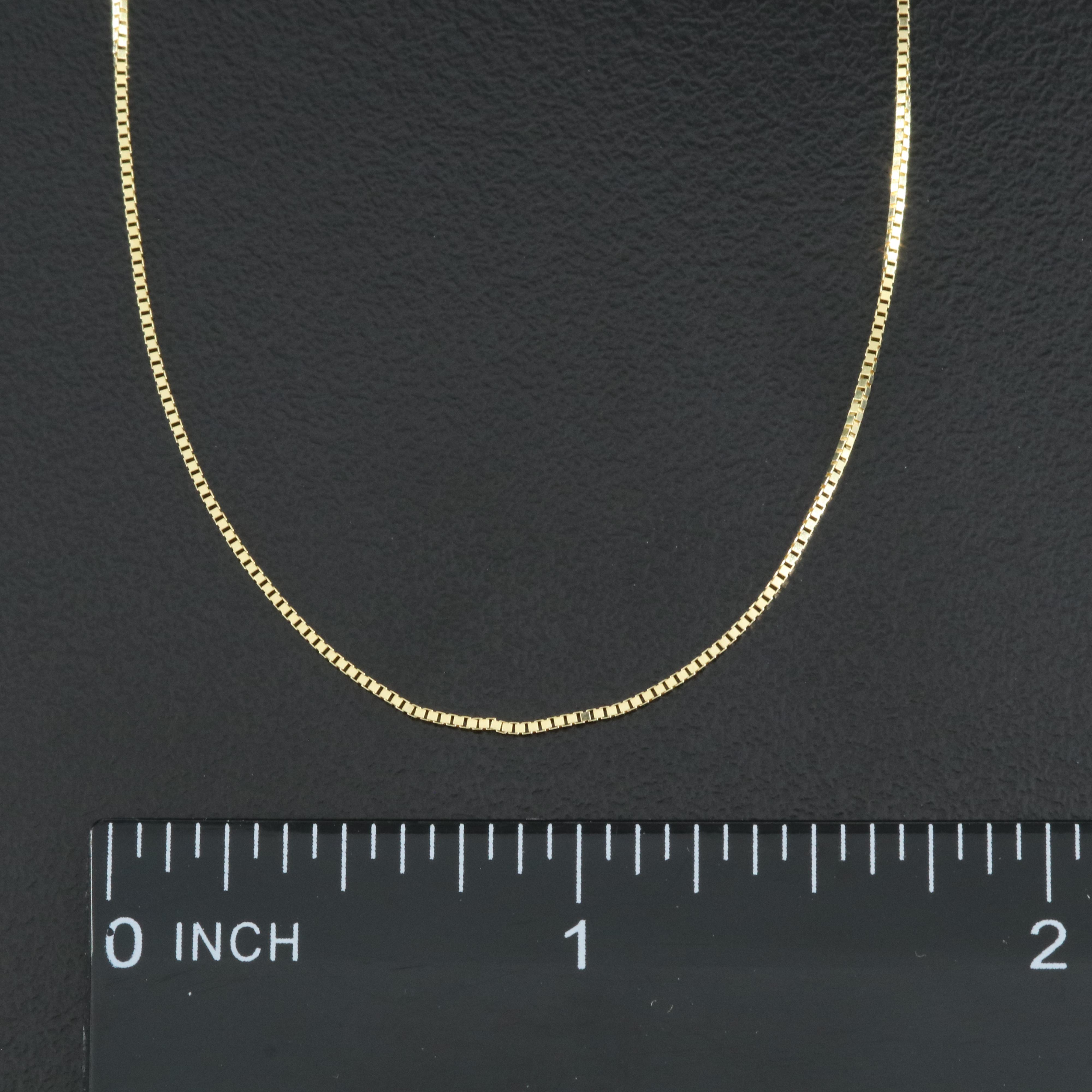 14K Box Chain Necklace
