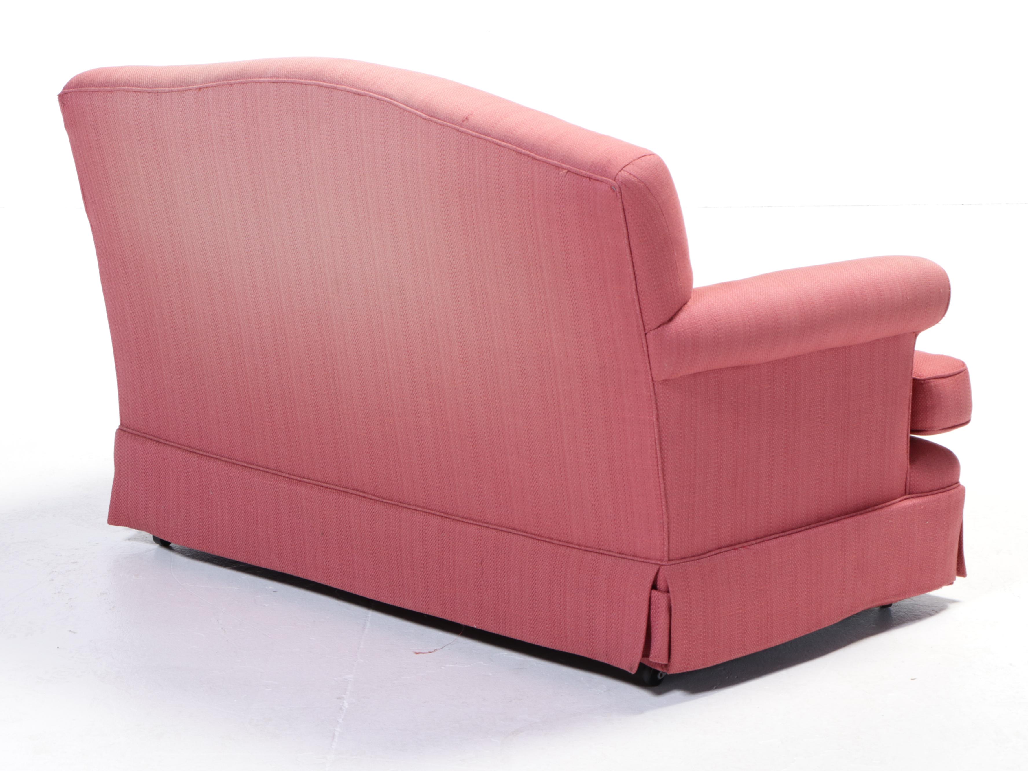 Custom-Upholstered Loveseat Sofa