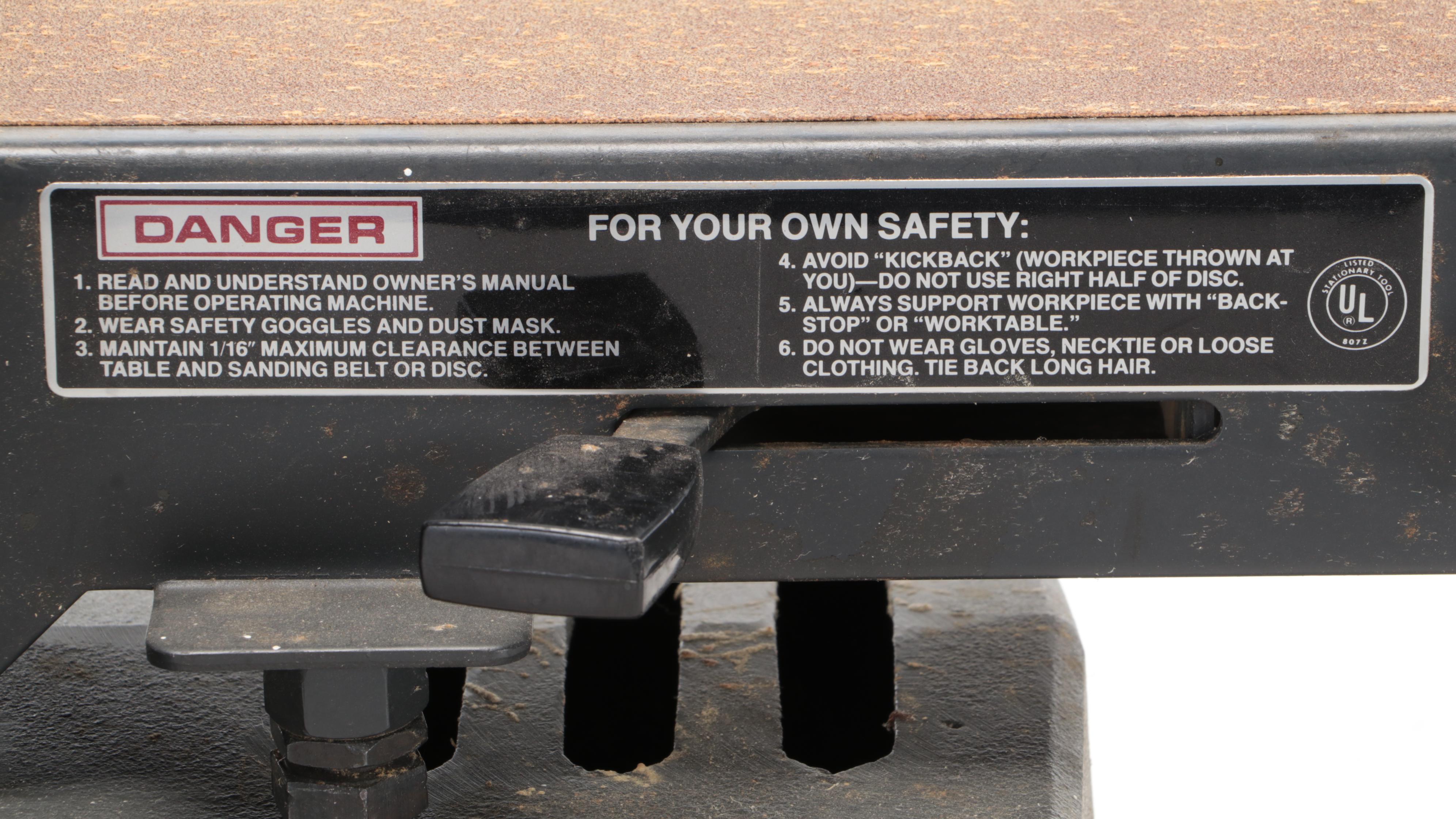 Craftsman 4" Belt and 6" Disk Sander