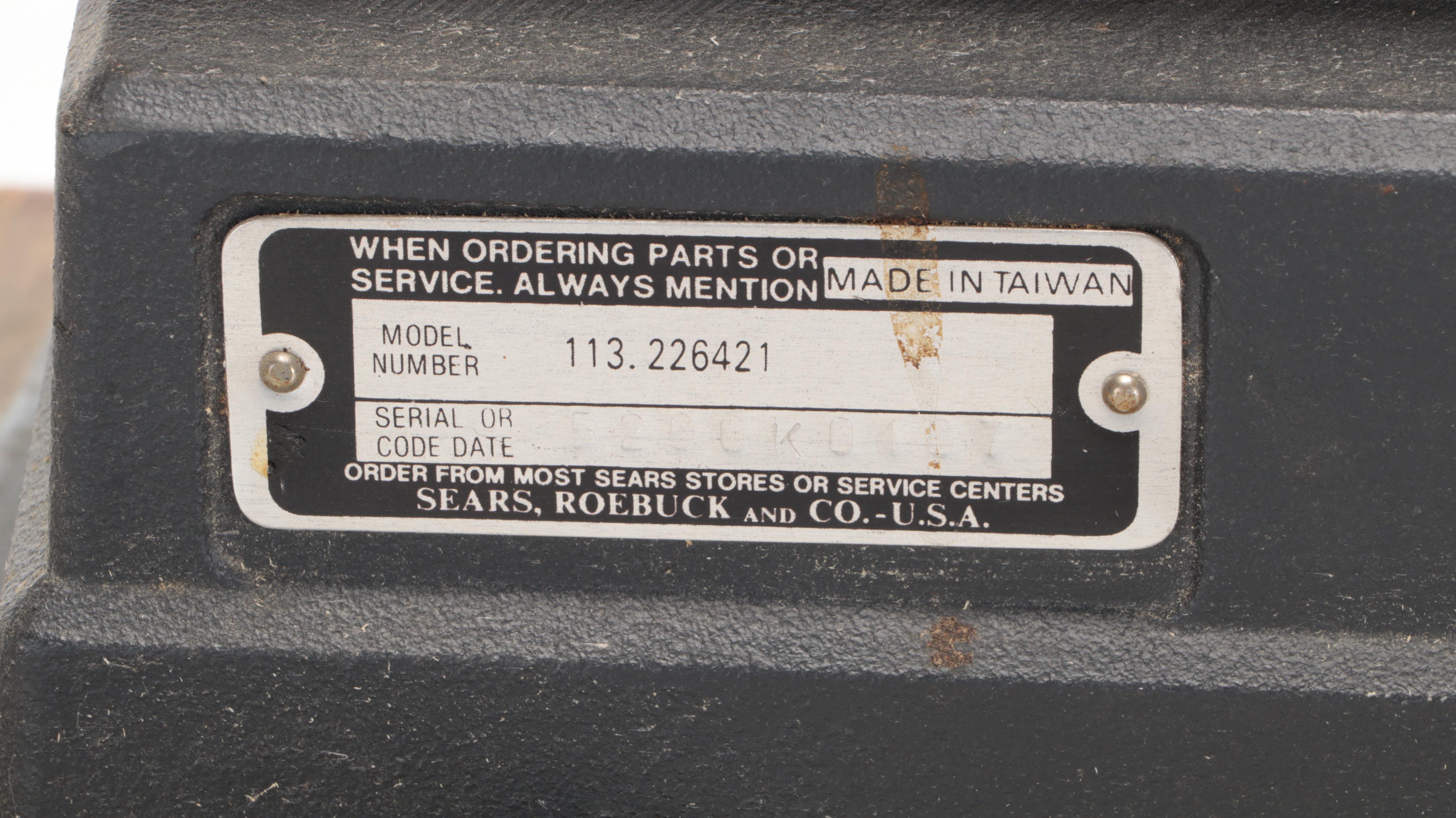 Craftsman 4" Belt and 6" Disk Sander