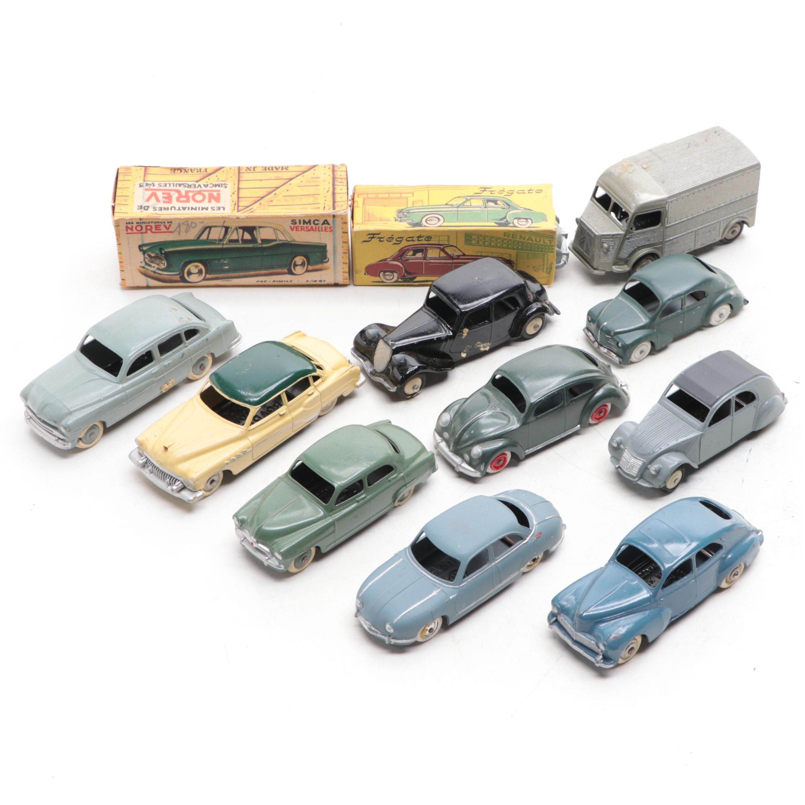 Dinky Citroen, Buick Roadmaster, Renault Frégate and More Toy Cars