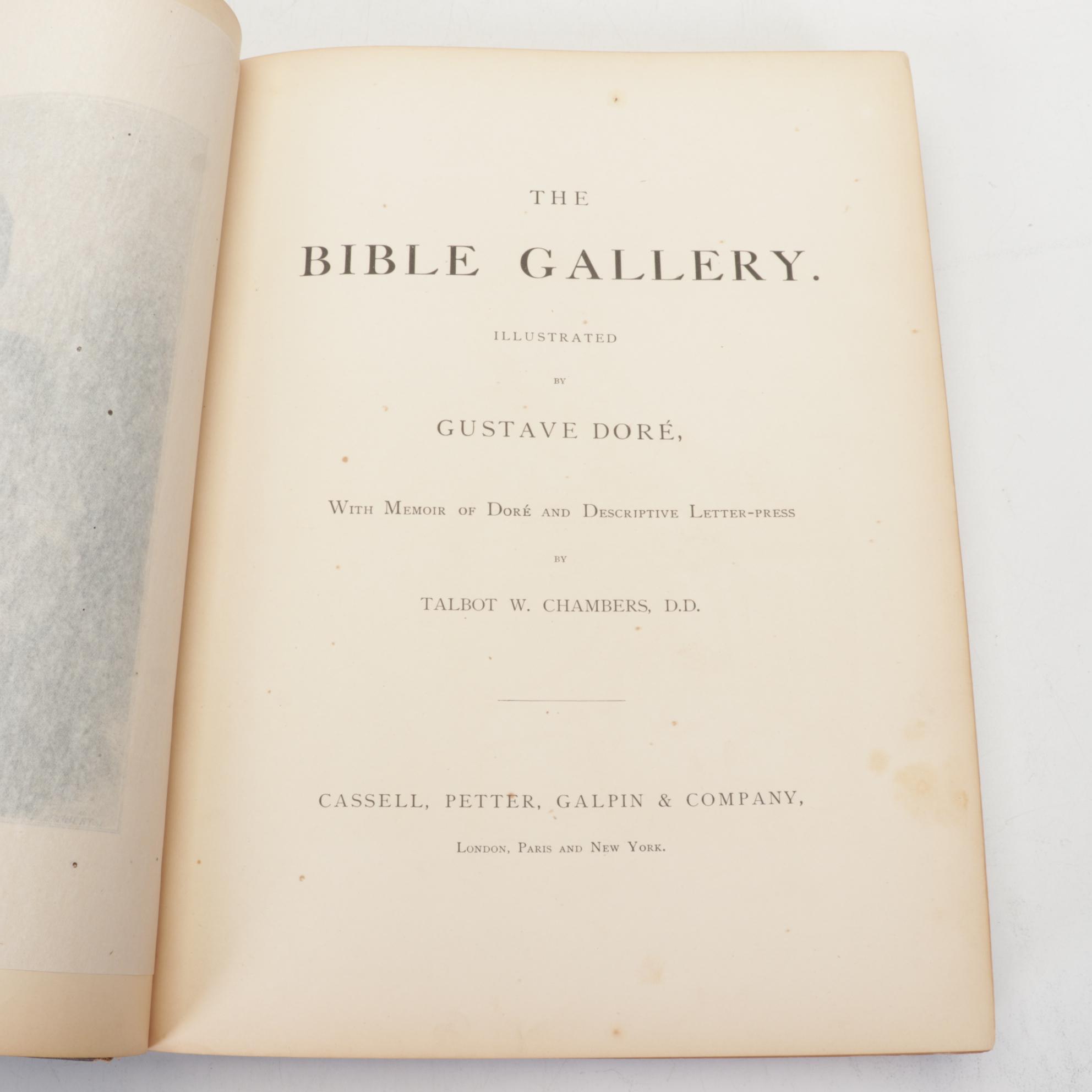 Gustave Doré Illustrated "The Bible Gallery" by Talbot W. Chambers and More