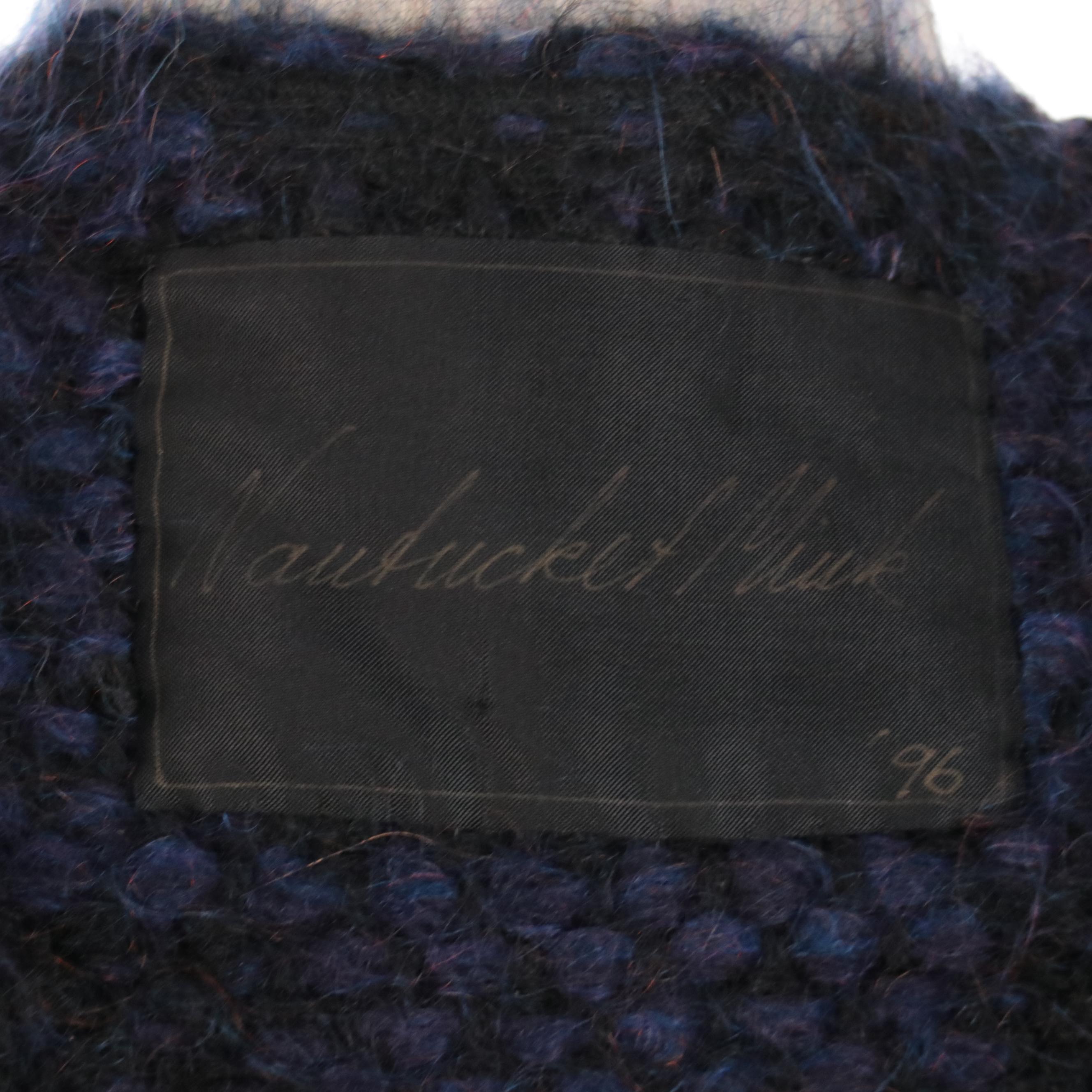 Nantucket Mink Labeled Mohair Knit Button-Front Coat