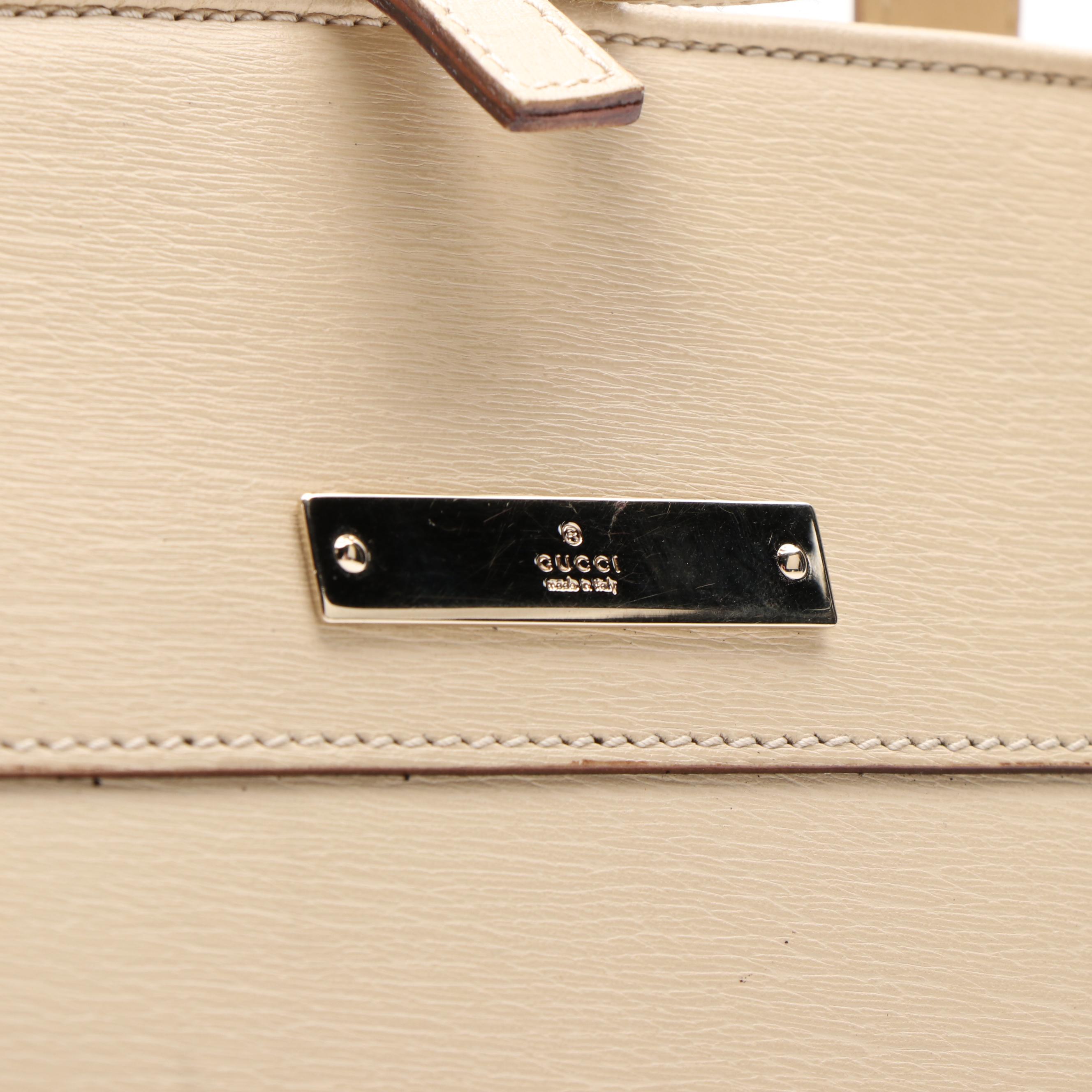 Gucci Leather Tote Bag