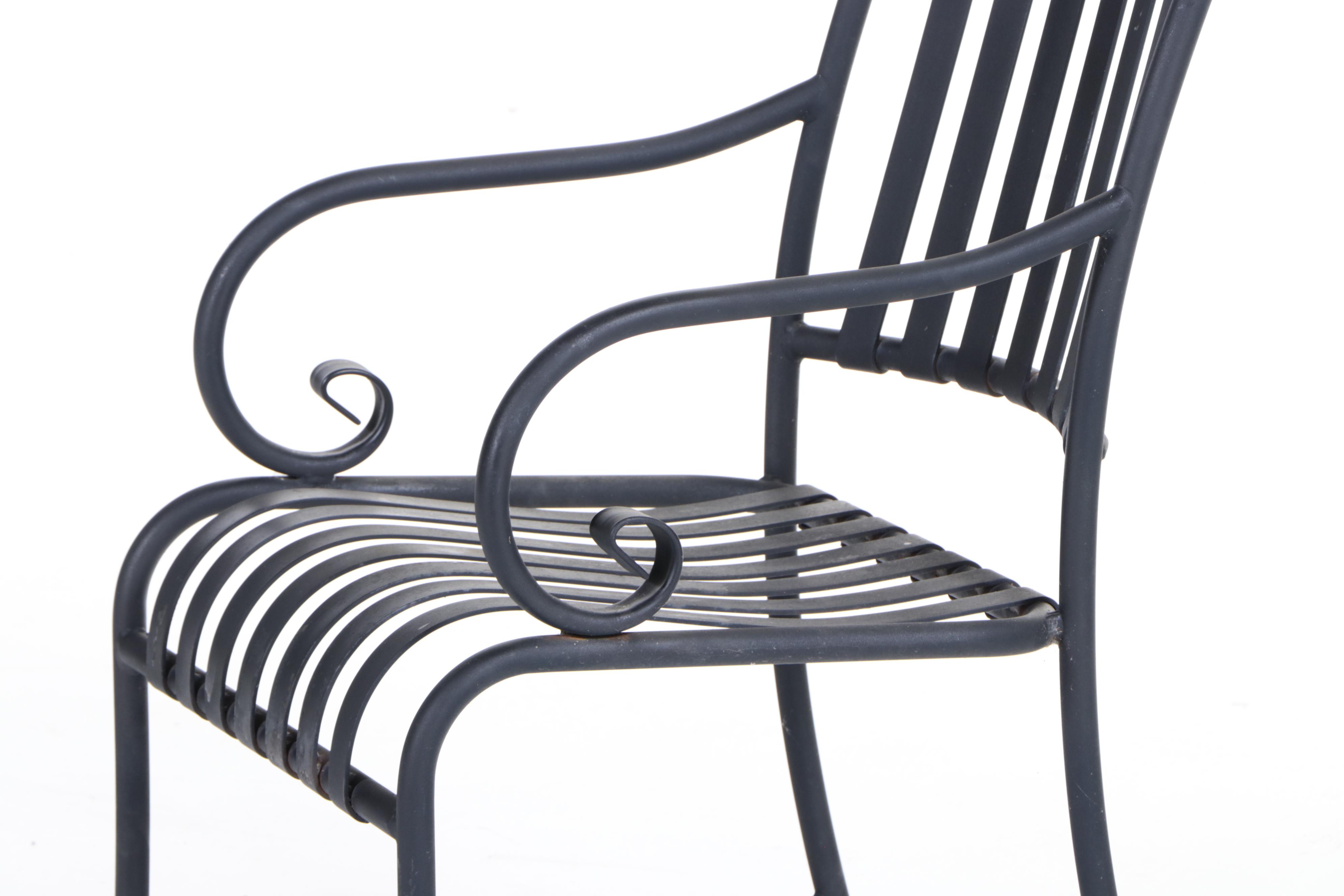 Summer Classics Metal Patio Dining Set with Umbrella