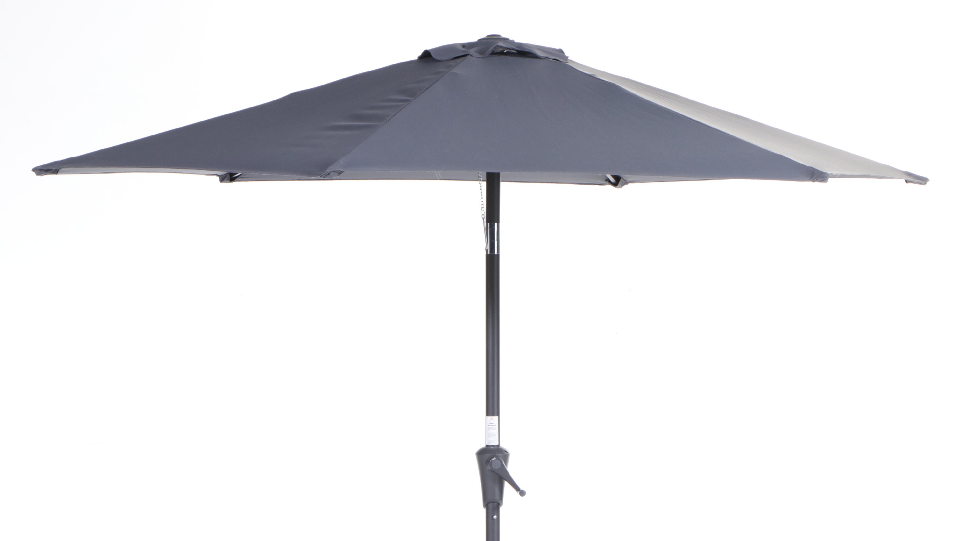 Summer Classics Metal Patio Dining Set with Umbrella