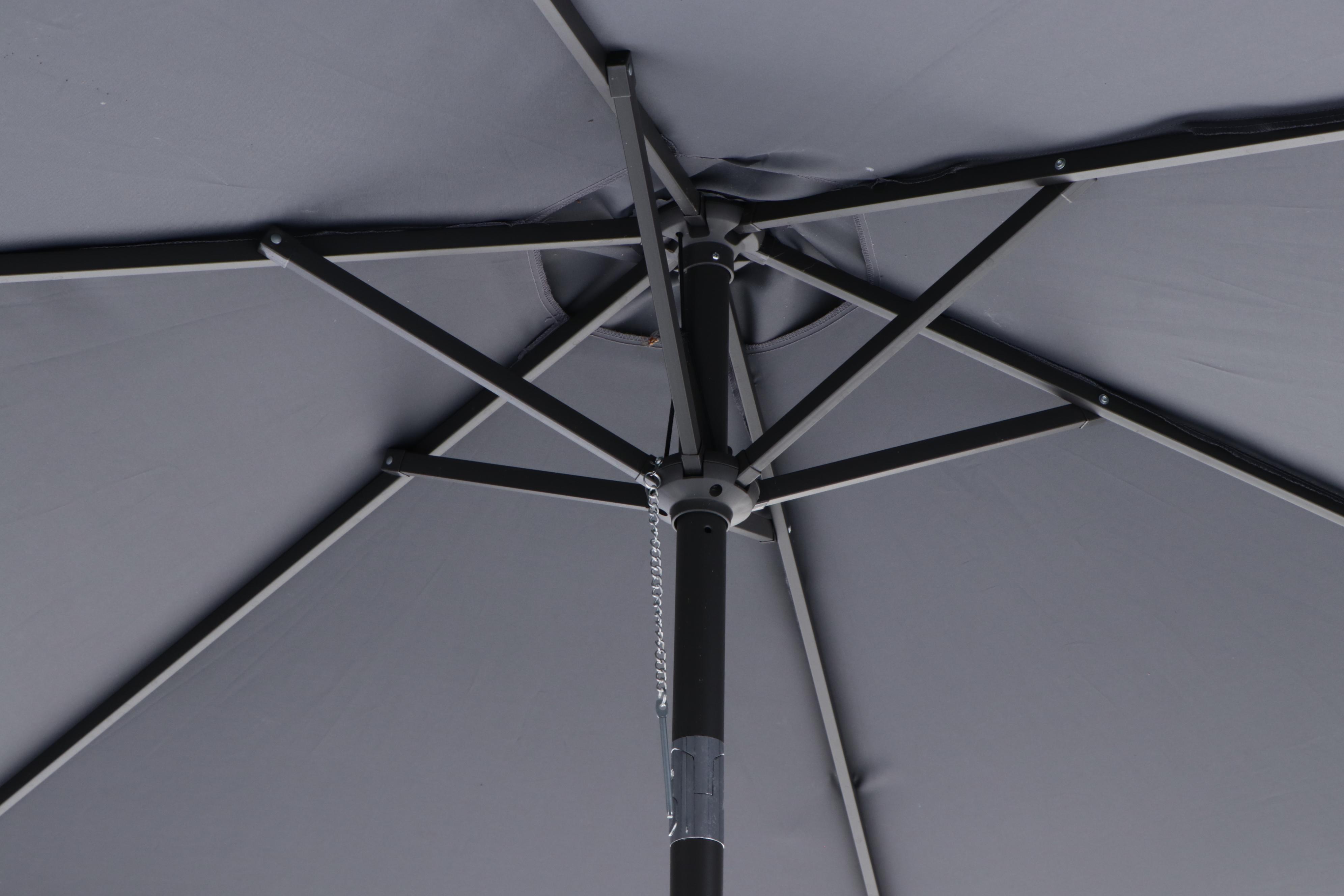 Summer Classics Metal Patio Dining Set with Umbrella