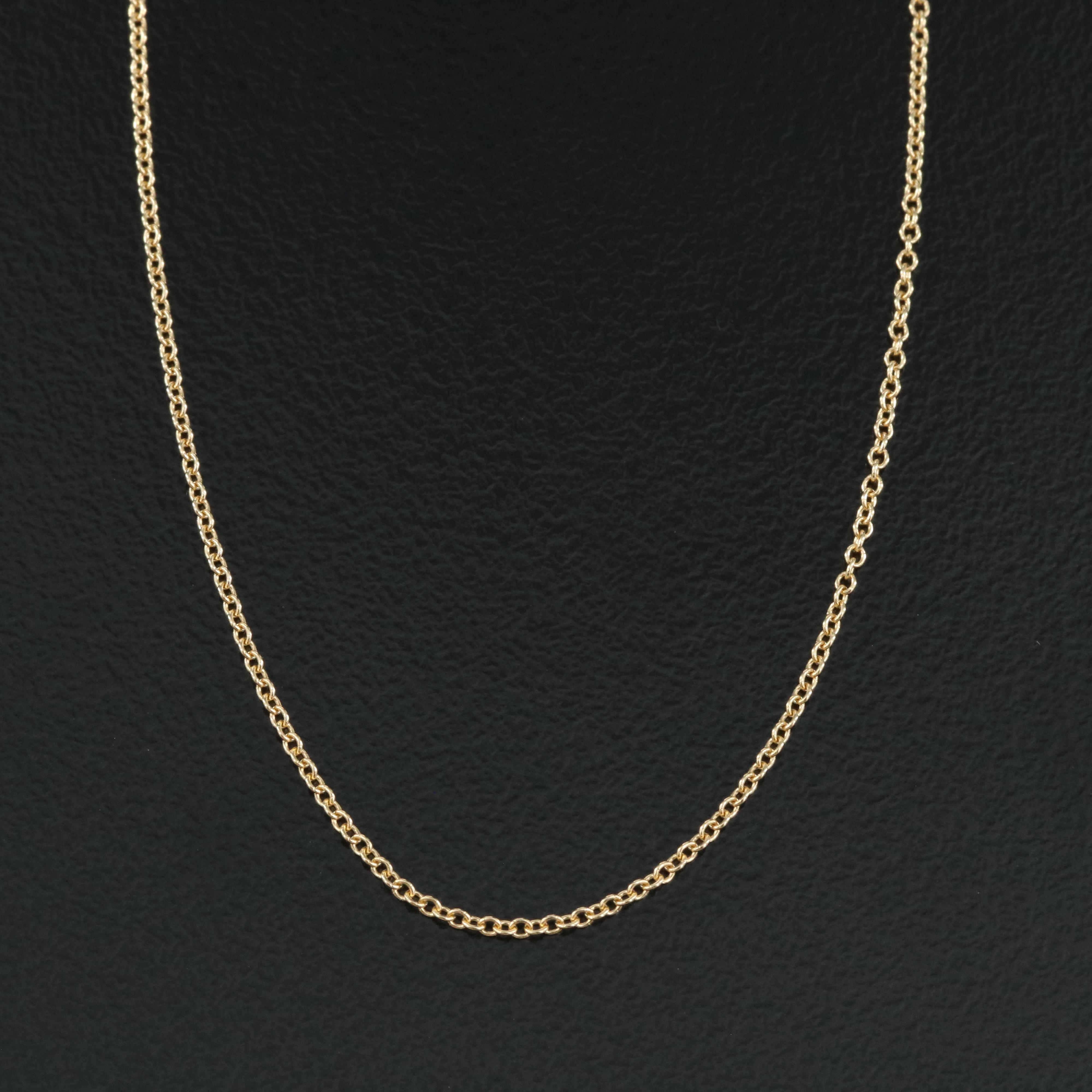 18K Cable Chain Necklace