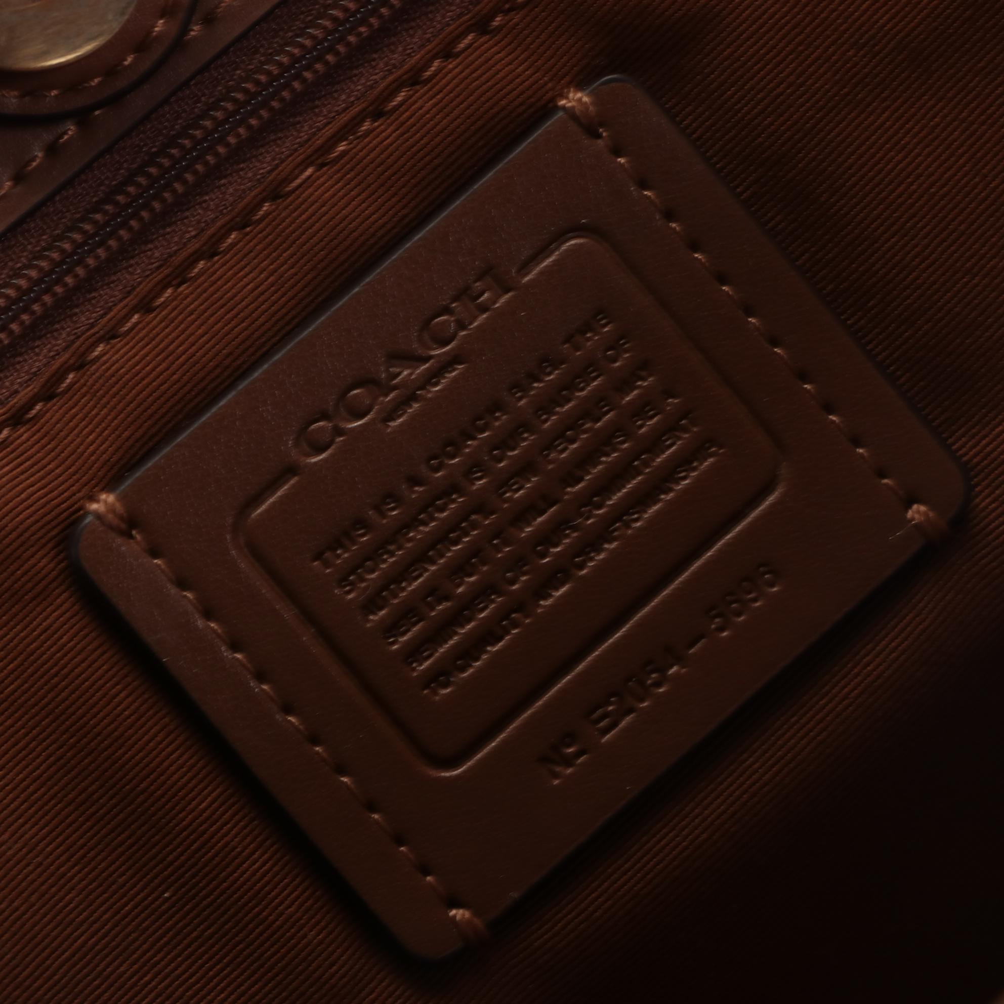 Coach F36375 Signature Canvas Zip Tote and 5696 Signature PVC City Tote