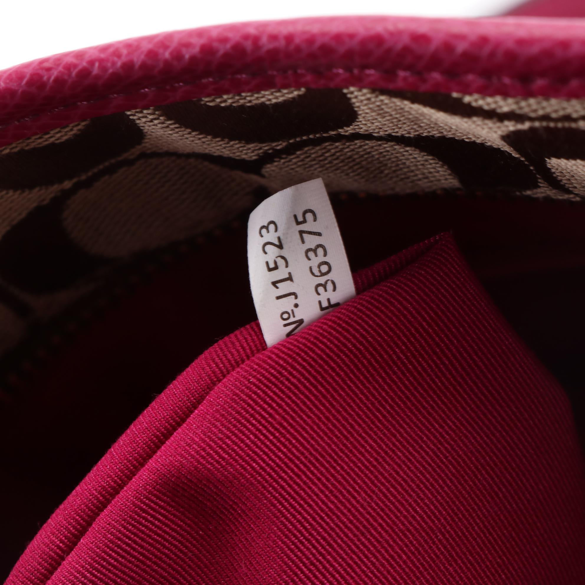 Coach F36375 Signature Canvas Zip Tote and 5696 Signature PVC City Tote