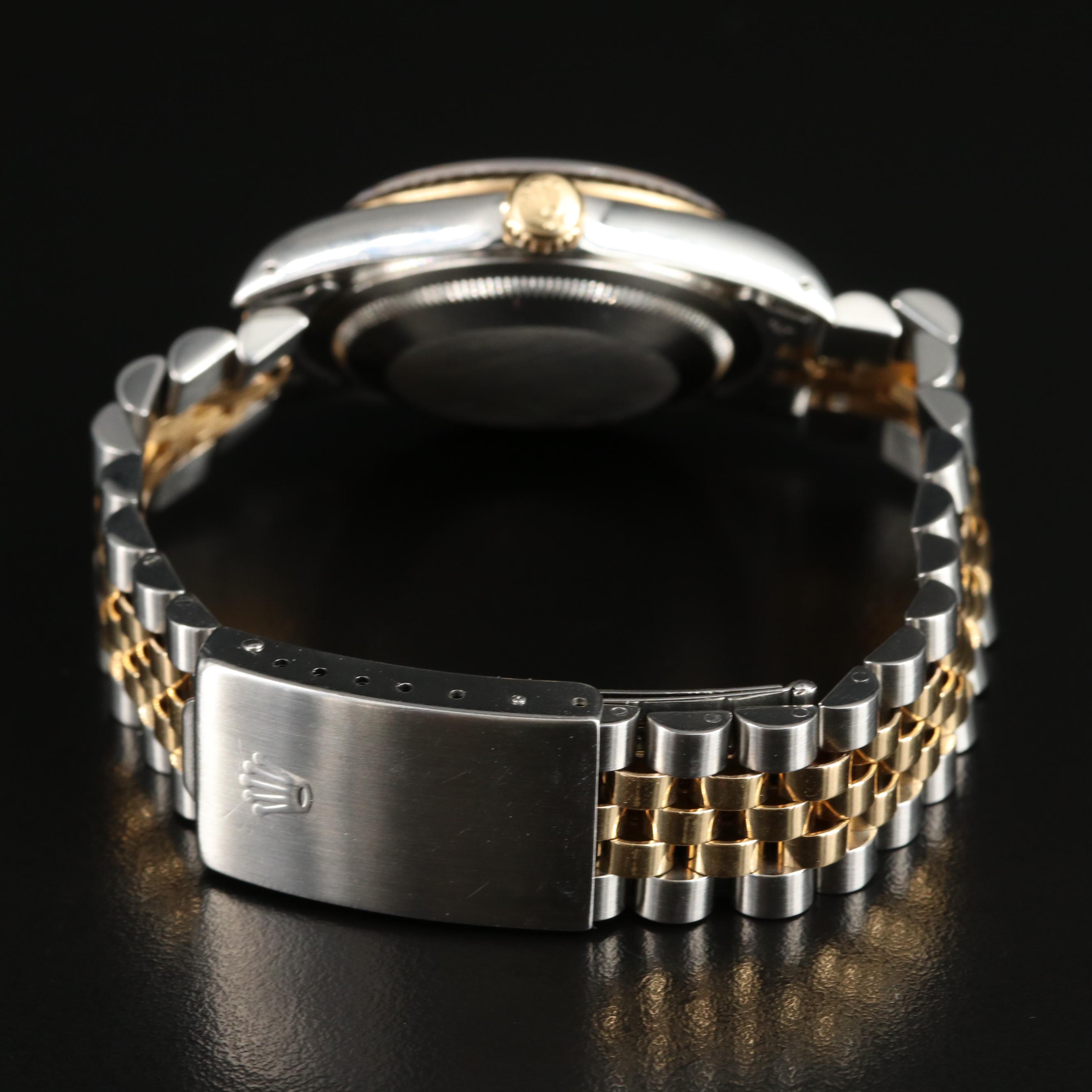 18K and Stainless Steel Rolex Datejust Watch