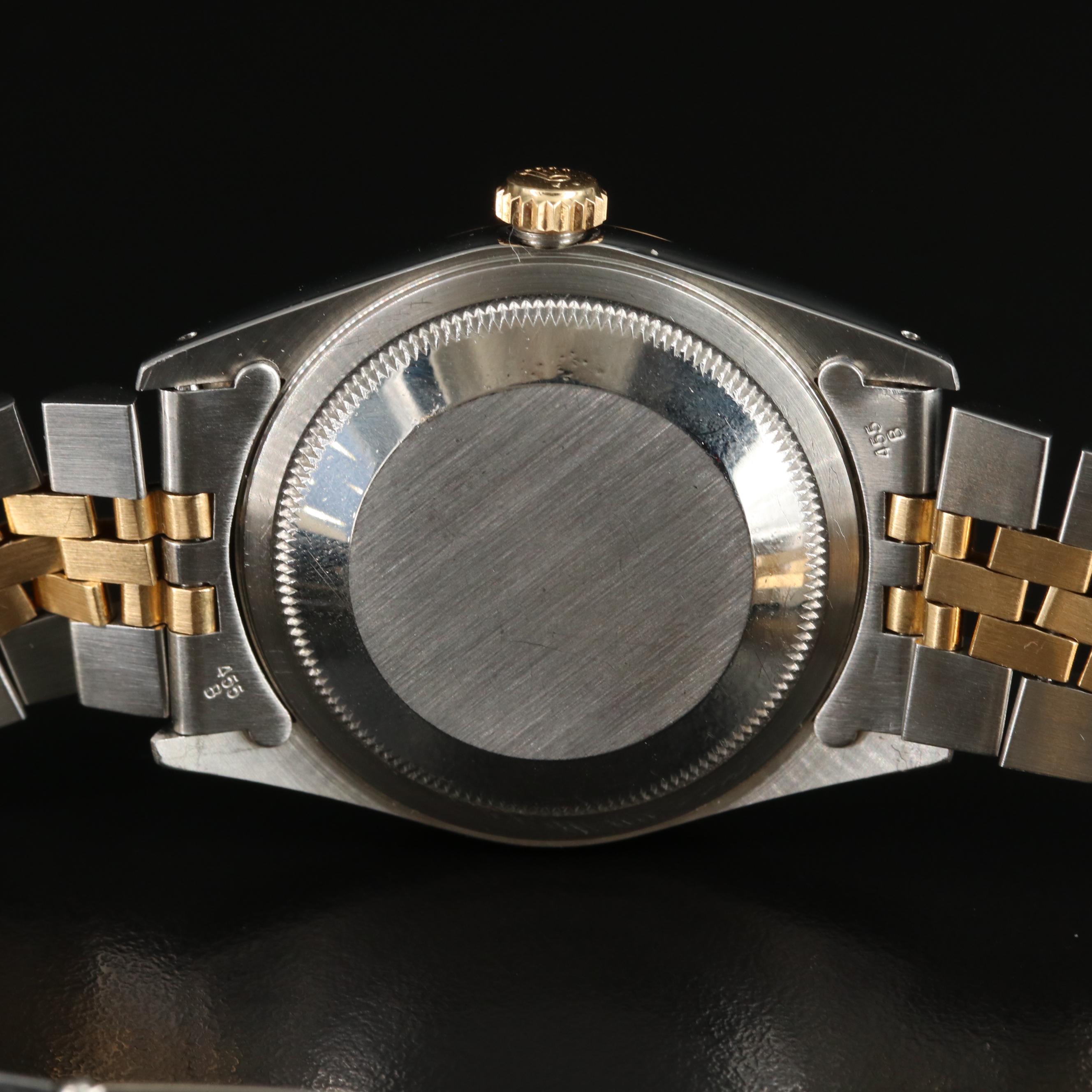 18K and Stainless Steel Rolex Datejust Watch