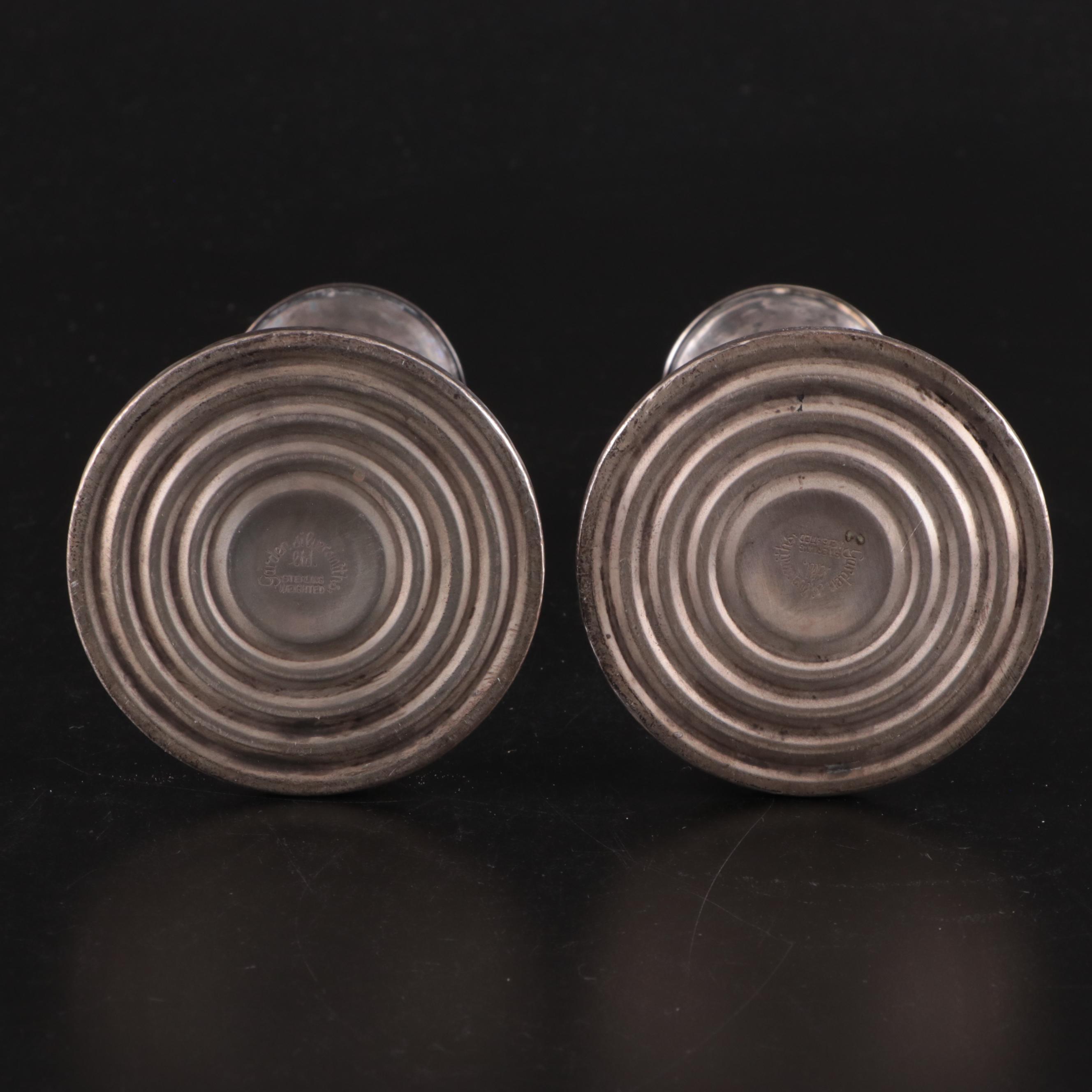 Towle and Other Weighted Sterling Silver Candlesticks and Shakers