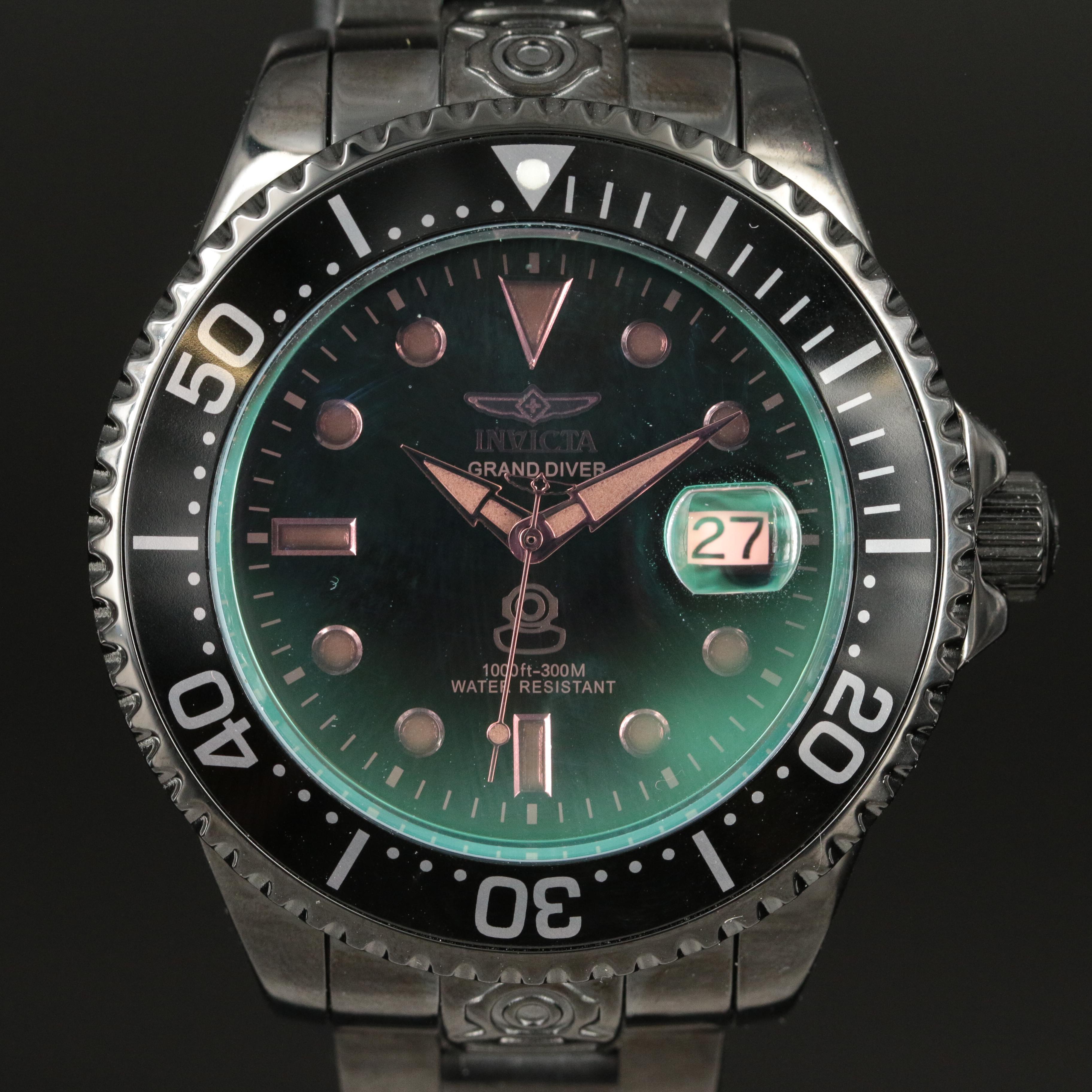 Limited Edition Invicta Grand Diver in Disney 3-Slot Watch Case