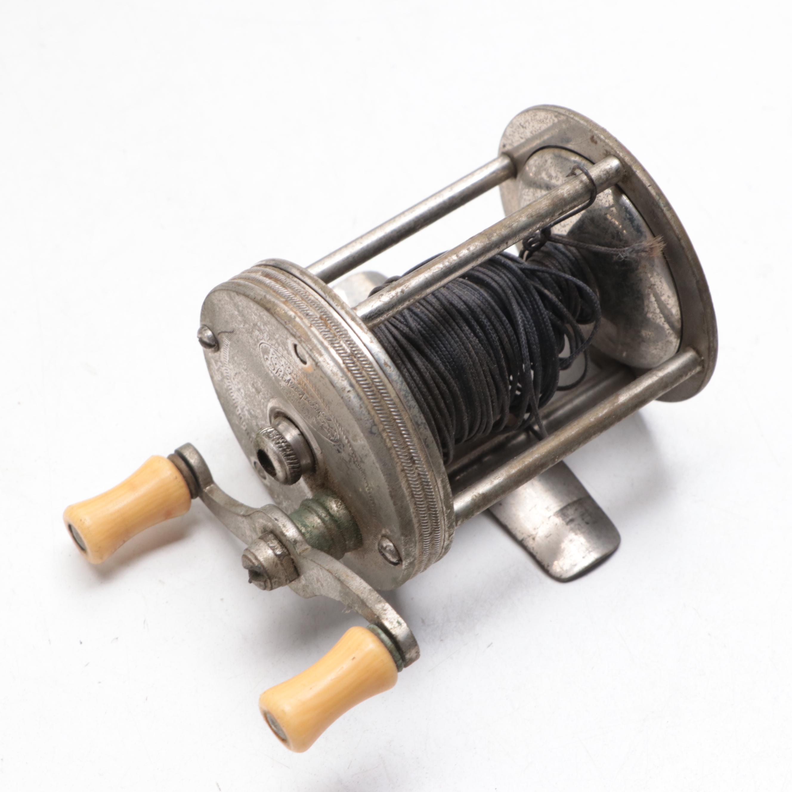 Climax Metal Tackle Box with Fly Fishing Lures, Spinners, and Other Tackle