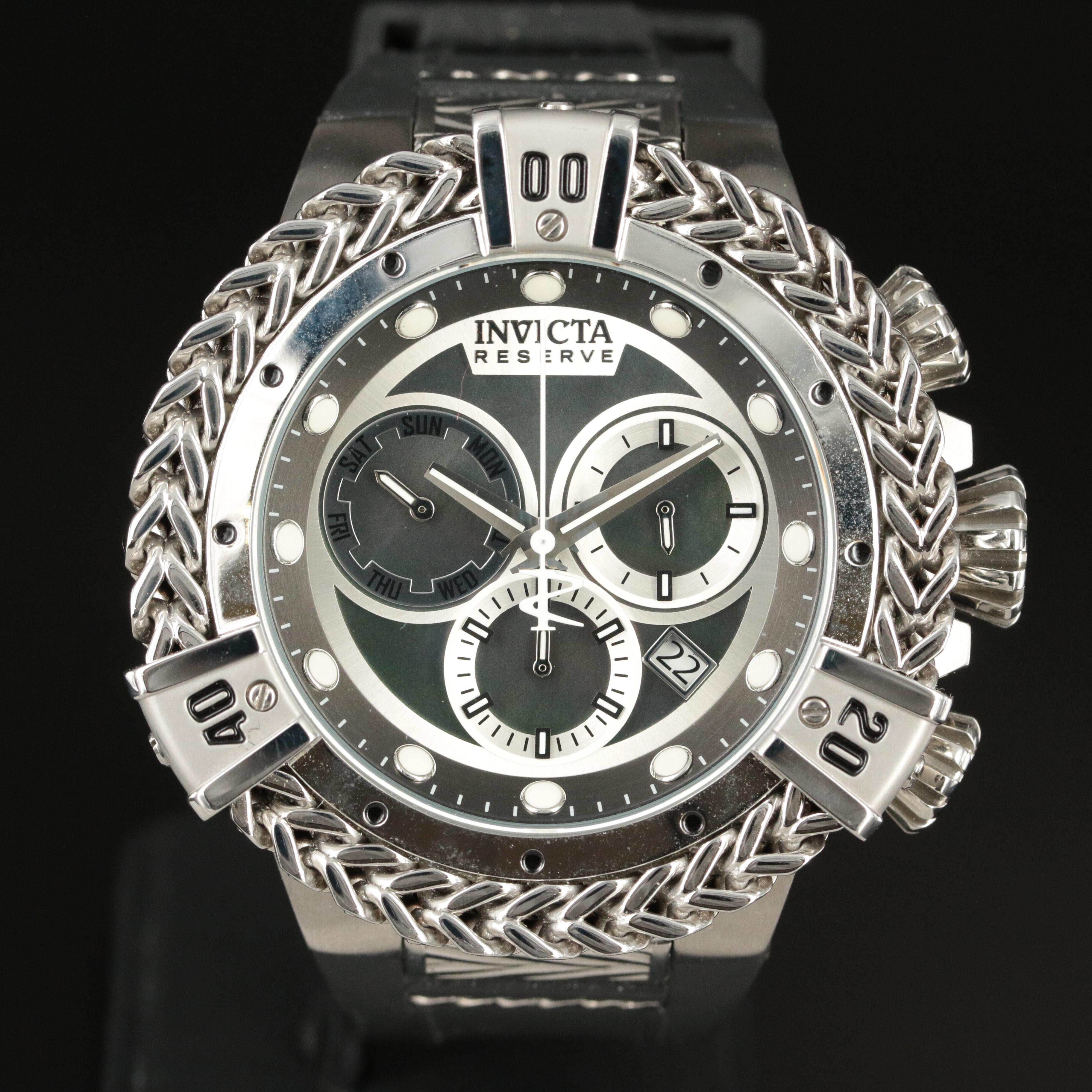 Stainless Steel Invicta Hercules Reserve Watch in 8-Slot Invicta Case