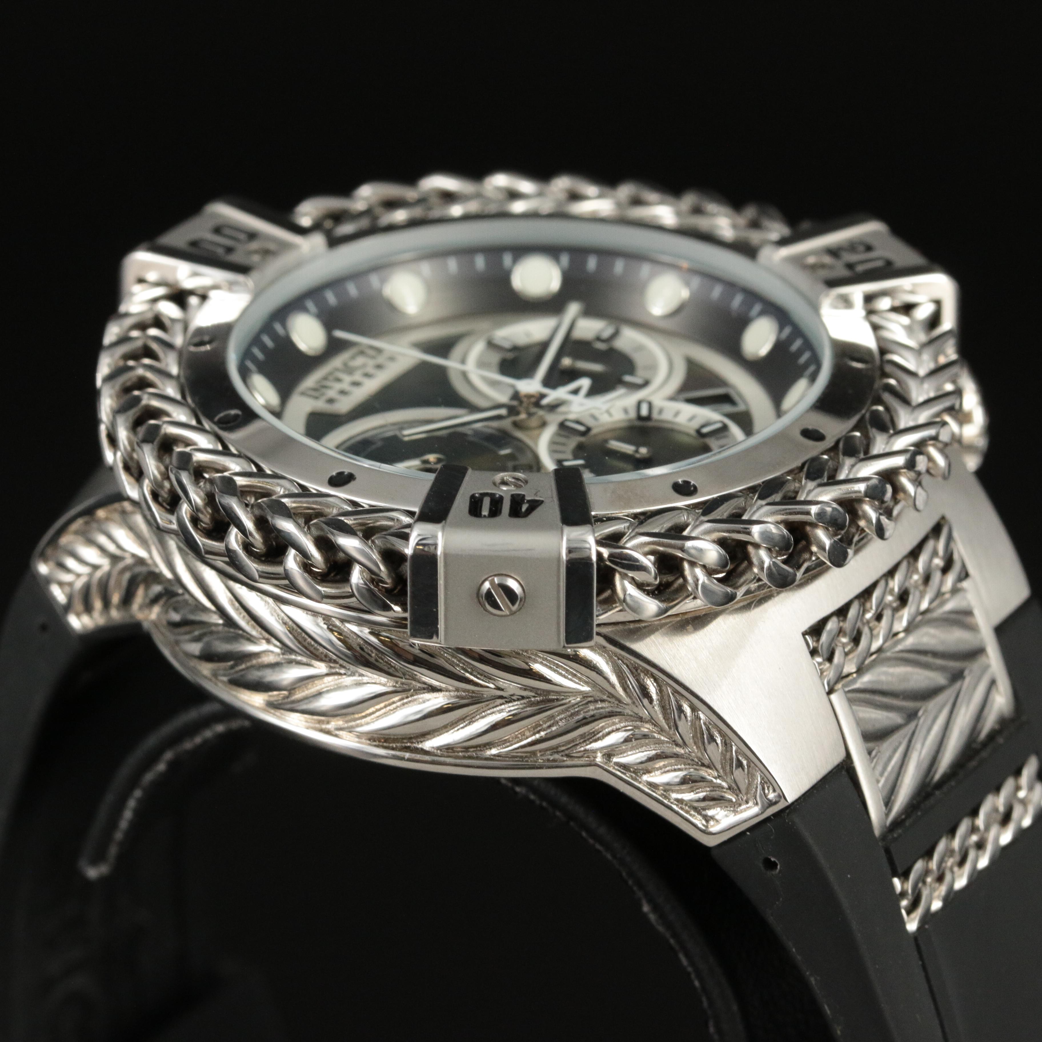 Stainless Steel Invicta Hercules Reserve Watch in 8-Slot Invicta Case