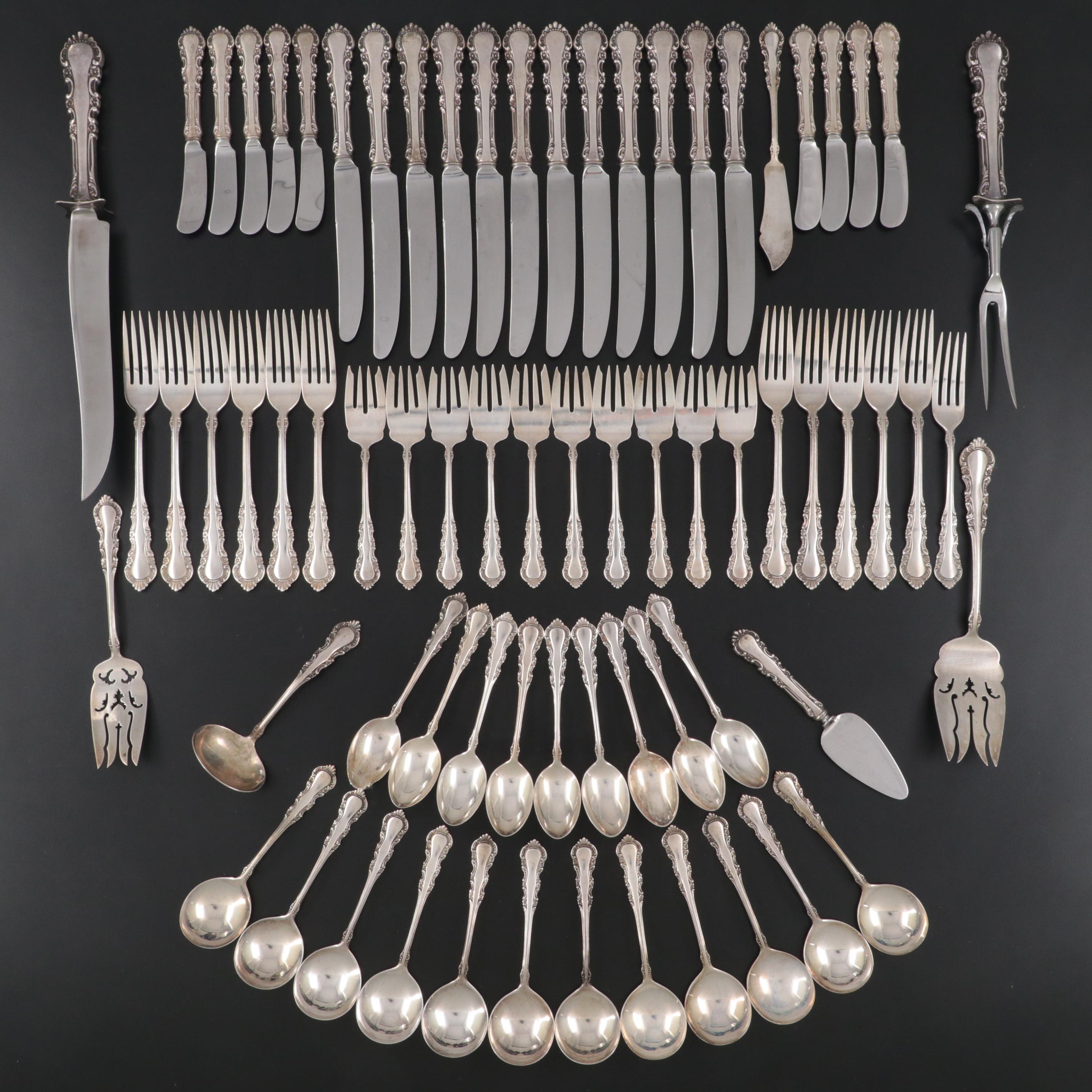 Reed & Barton "Georgian Rose" Sterling Silver Handle Carving Set and More