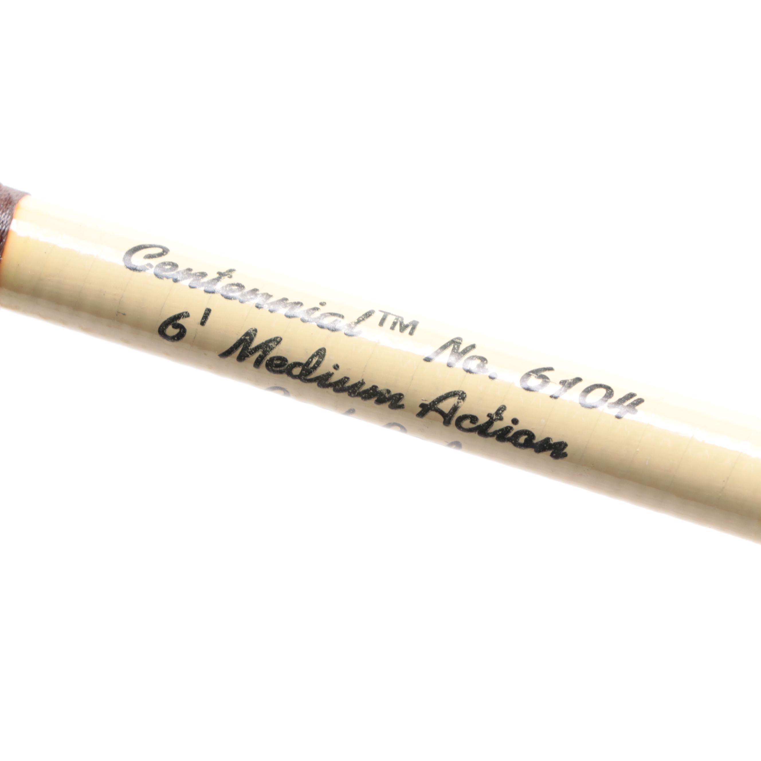 Zebco Centennial No. 4064 6' Medium Action Pack Rods with Cases