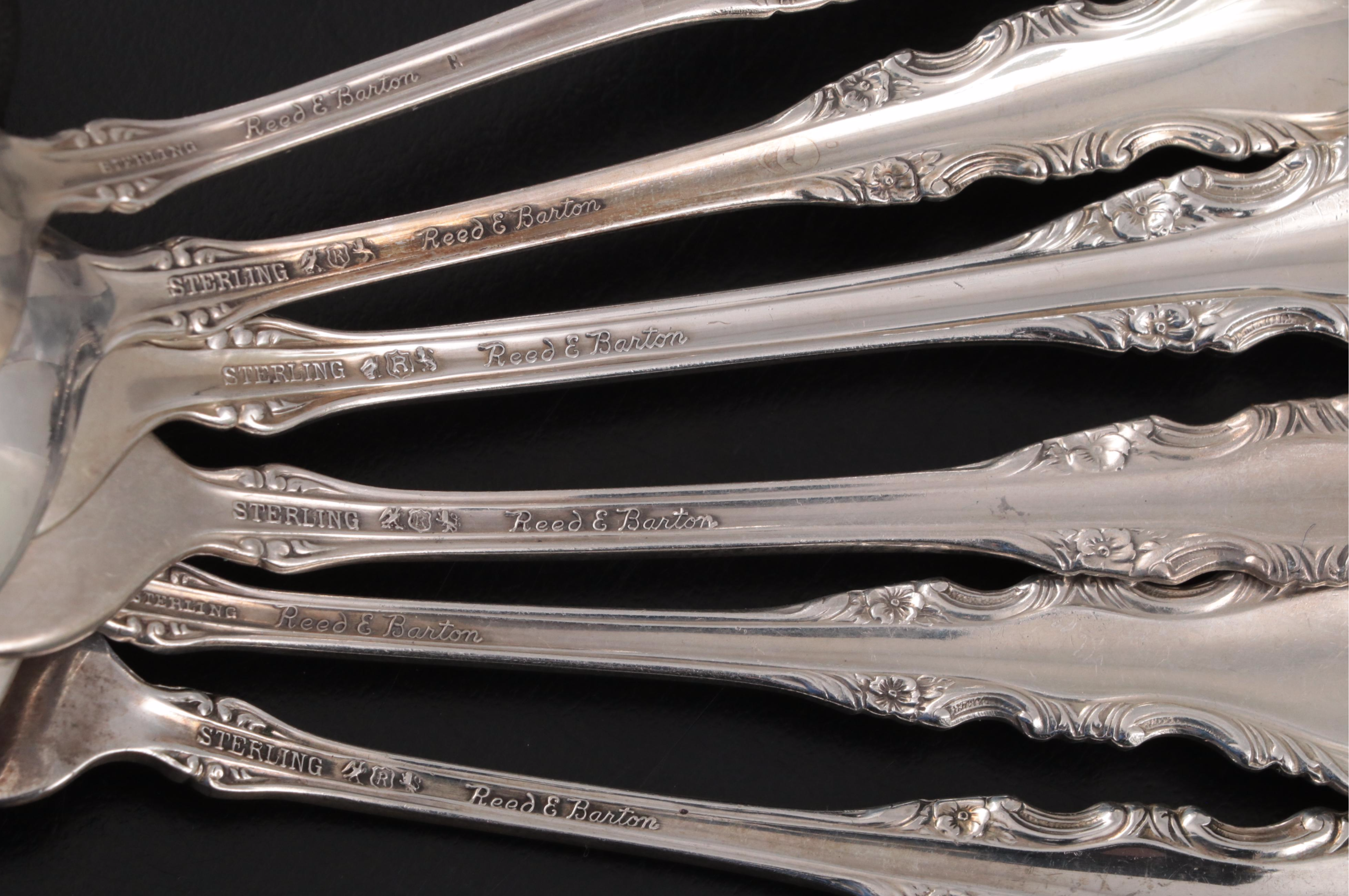 Reed & Barton "Georgian Rose" Sterling Silver Handle Carving Set and More