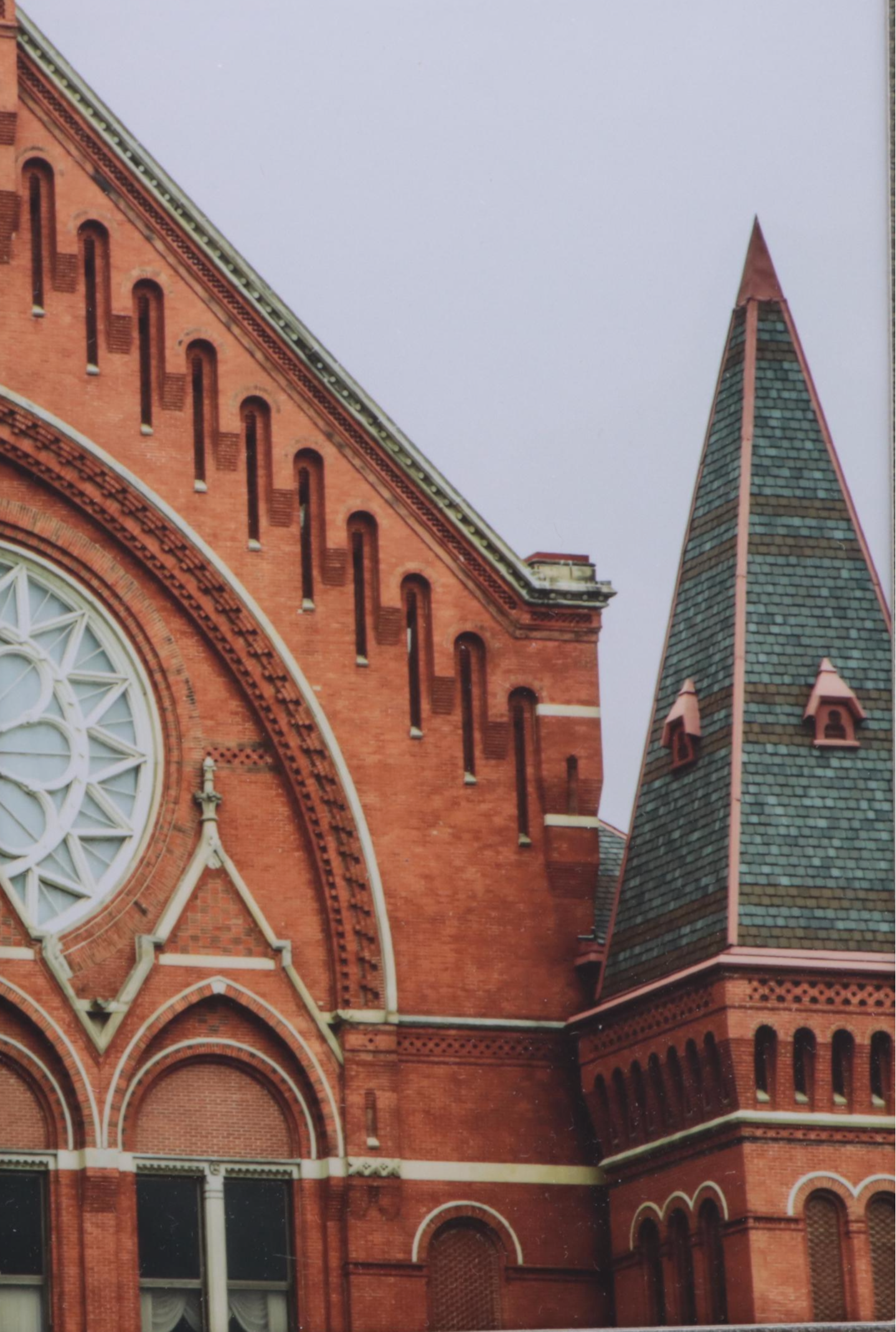 Cincinnati-Themed Wooden Decoupage Wood Handbag with Cincinnati Photographs