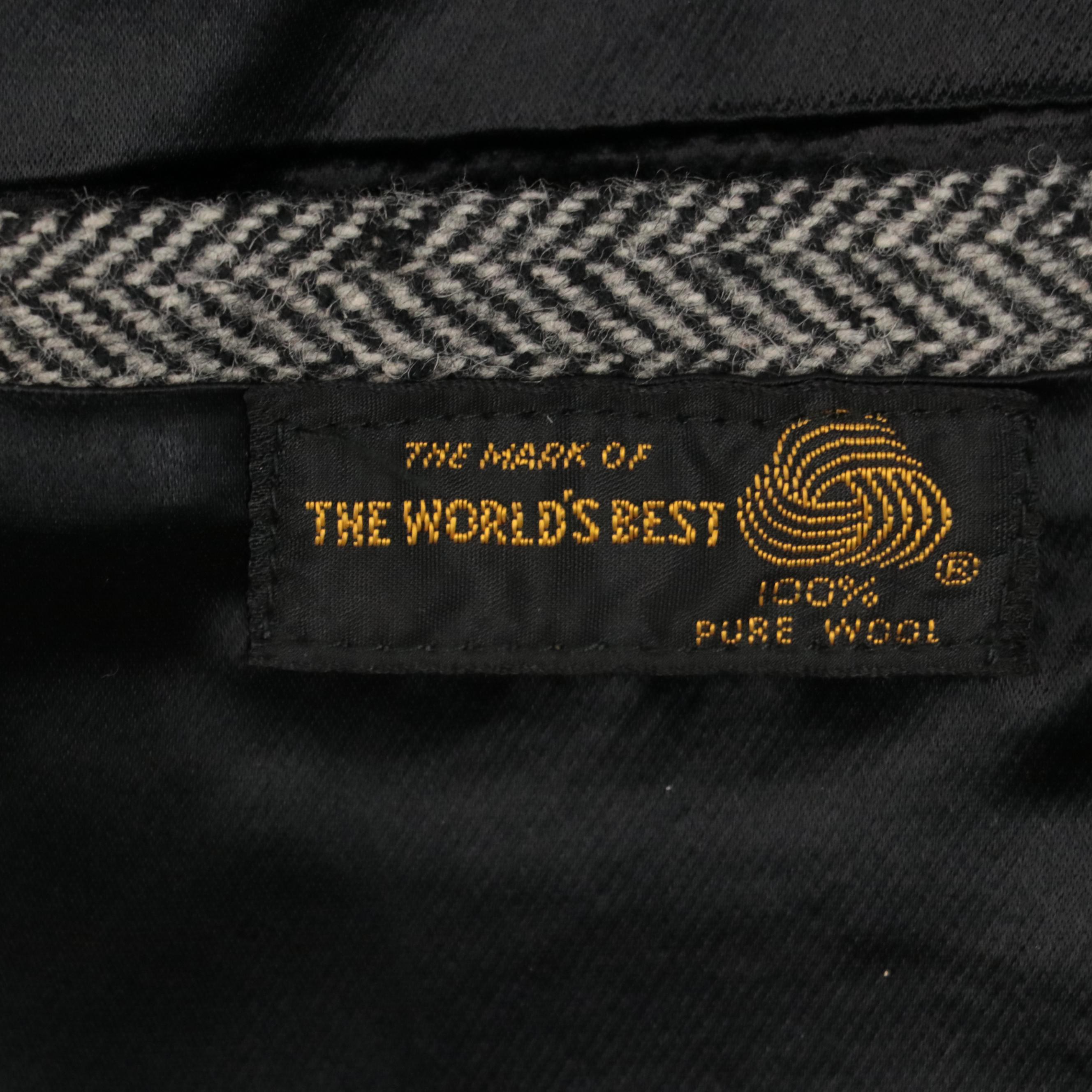 Men's Nob Hill Wool Herringbone Tweed Trench Coat by Nadler's Stores