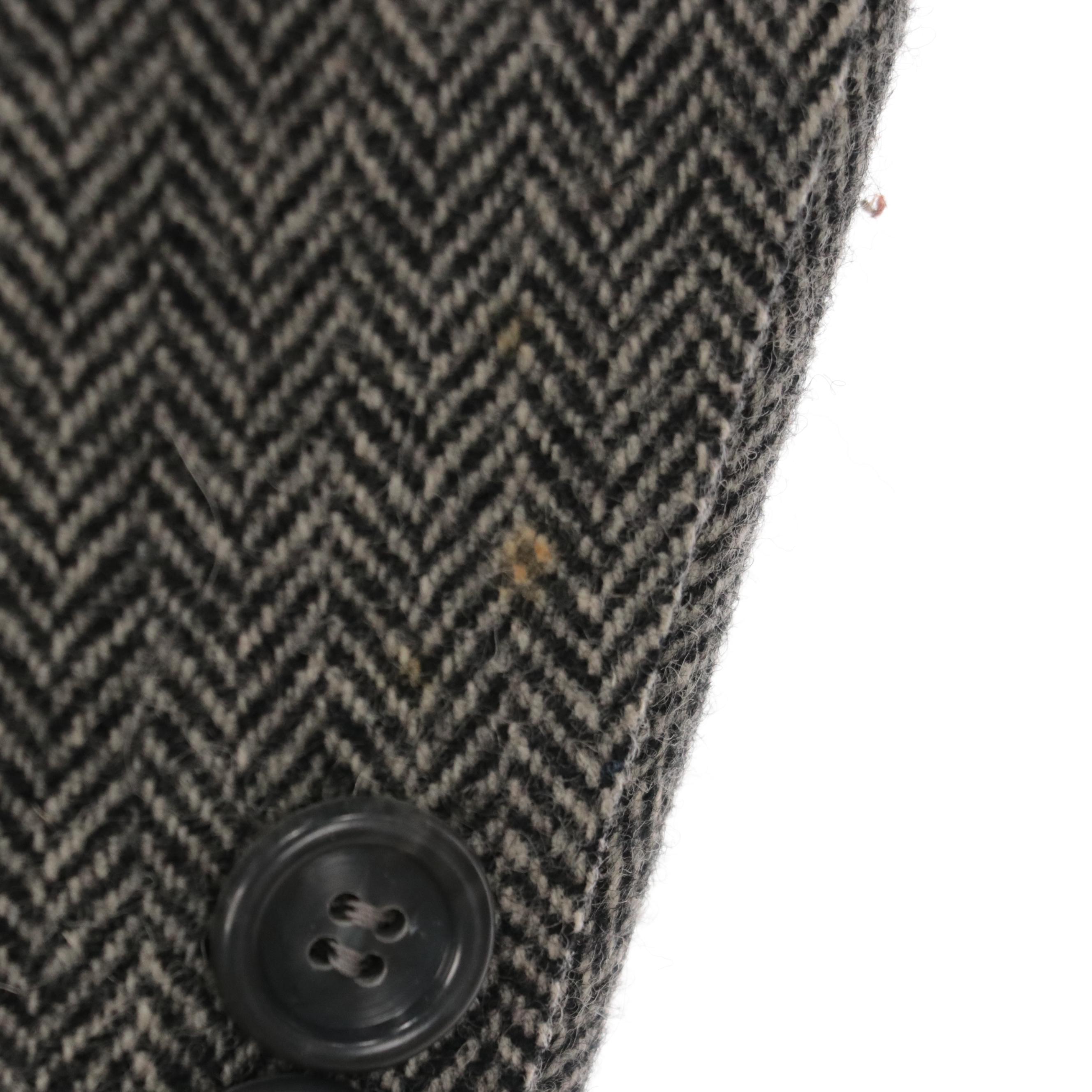 Men's Nob Hill Wool Herringbone Tweed Trench Coat by Nadler's Stores