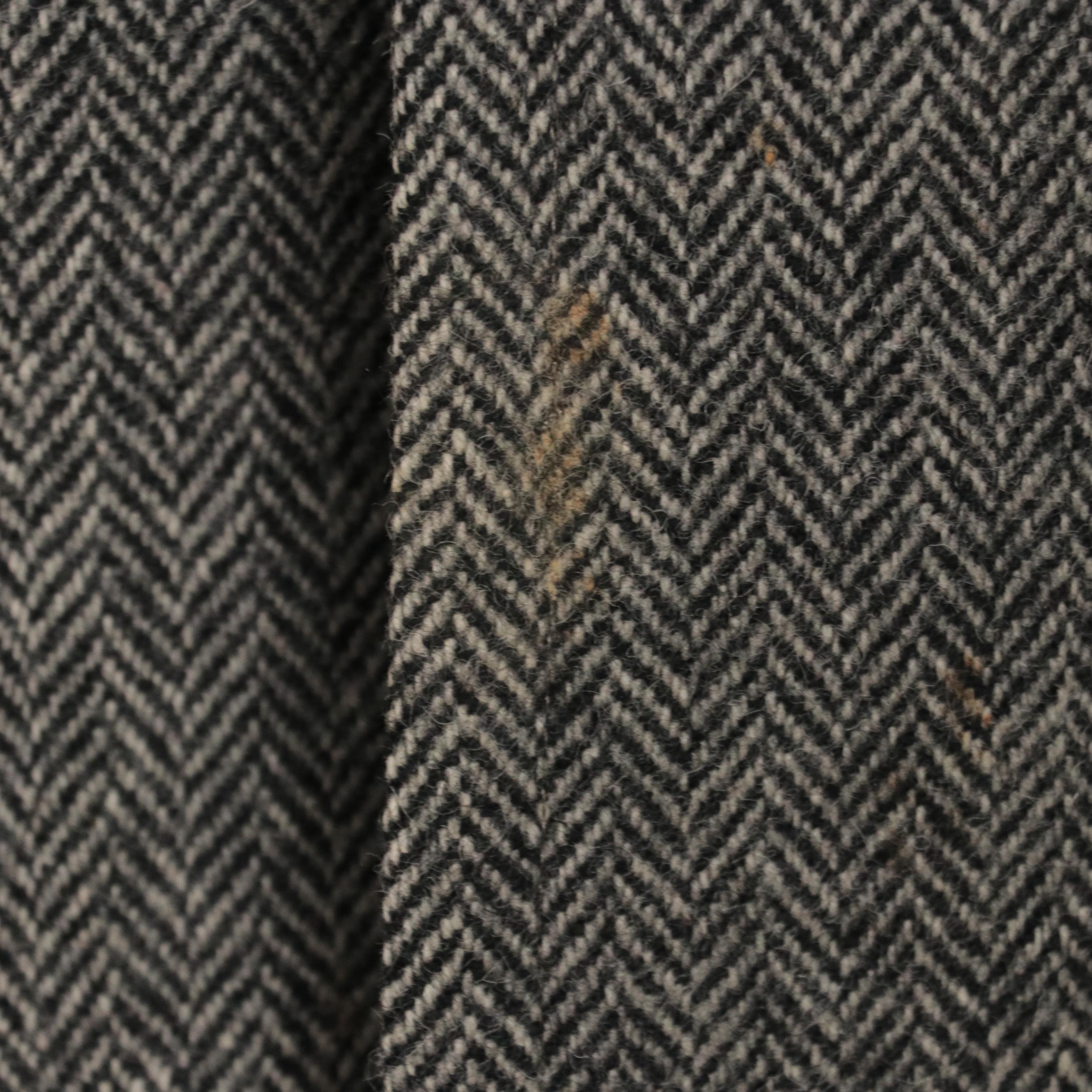 Men's Nob Hill Wool Herringbone Tweed Trench Coat by Nadler's Stores