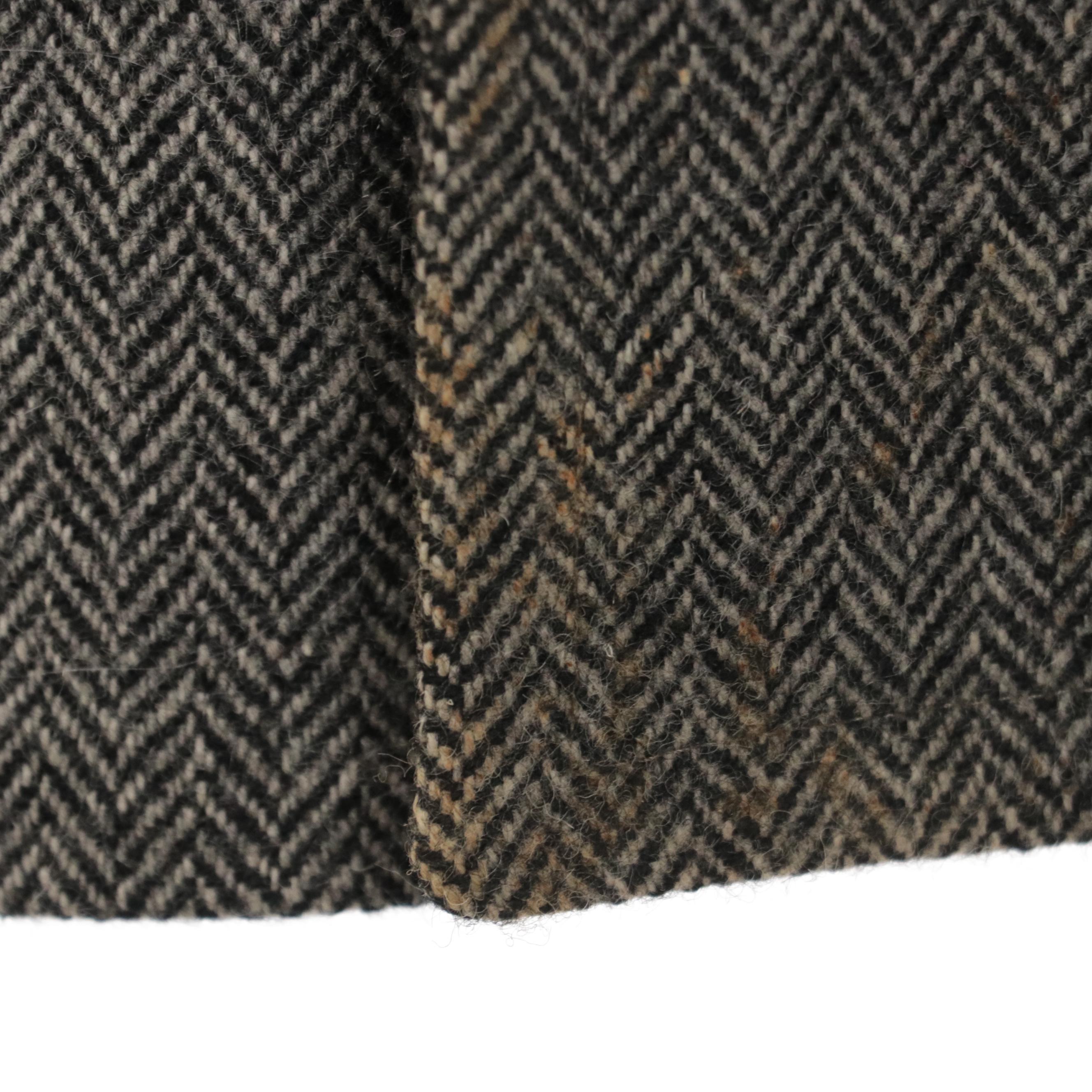 Men's Nob Hill Wool Herringbone Tweed Trench Coat by Nadler's Stores