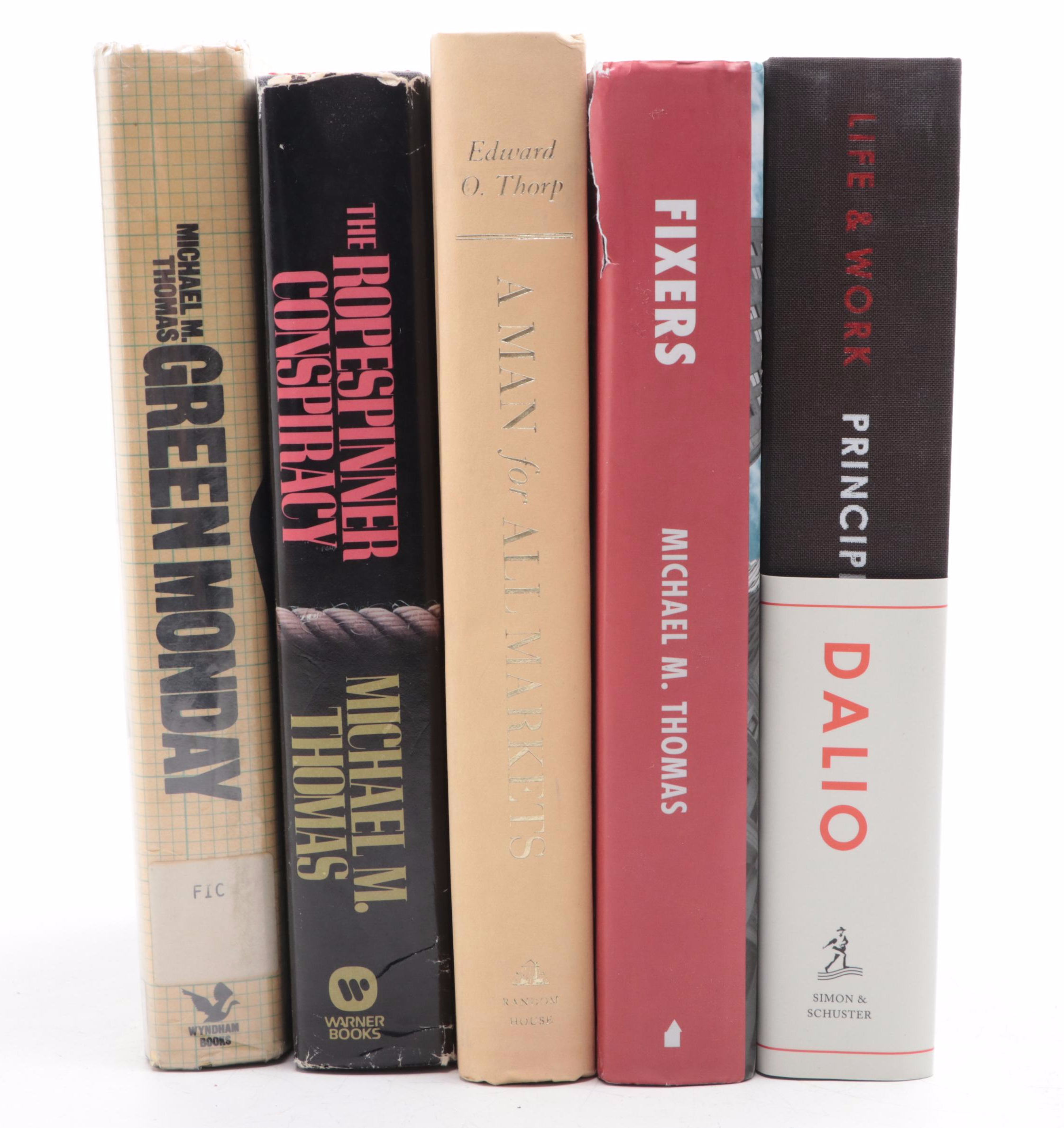 First Edition "Principles" by Ray Dalio and More Nonfiction and Fiction Books